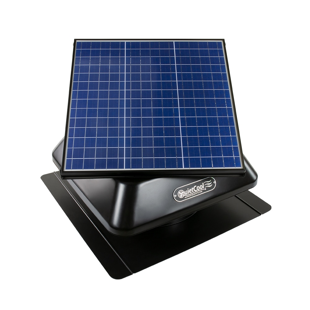 QuietCool 40 Solar Roof Mount Attic Fan in the Vent Fans department at