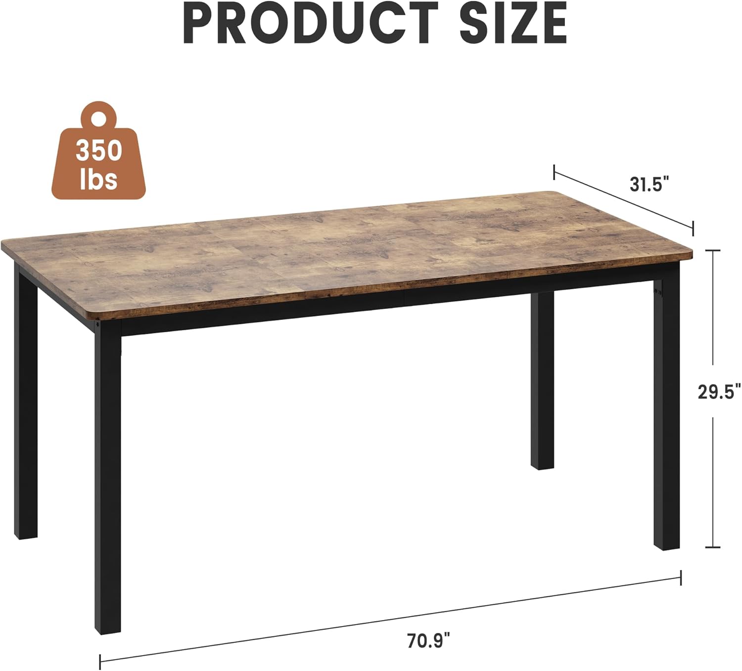 Qeetex DHZ-PHO-1682L3KP Dining-Tables - View #2