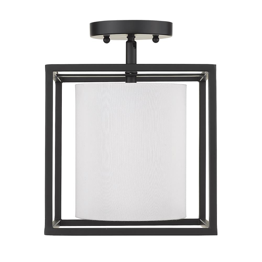 Golden Lighting 2243-1SF BLK-MWS flushmounts - View #3