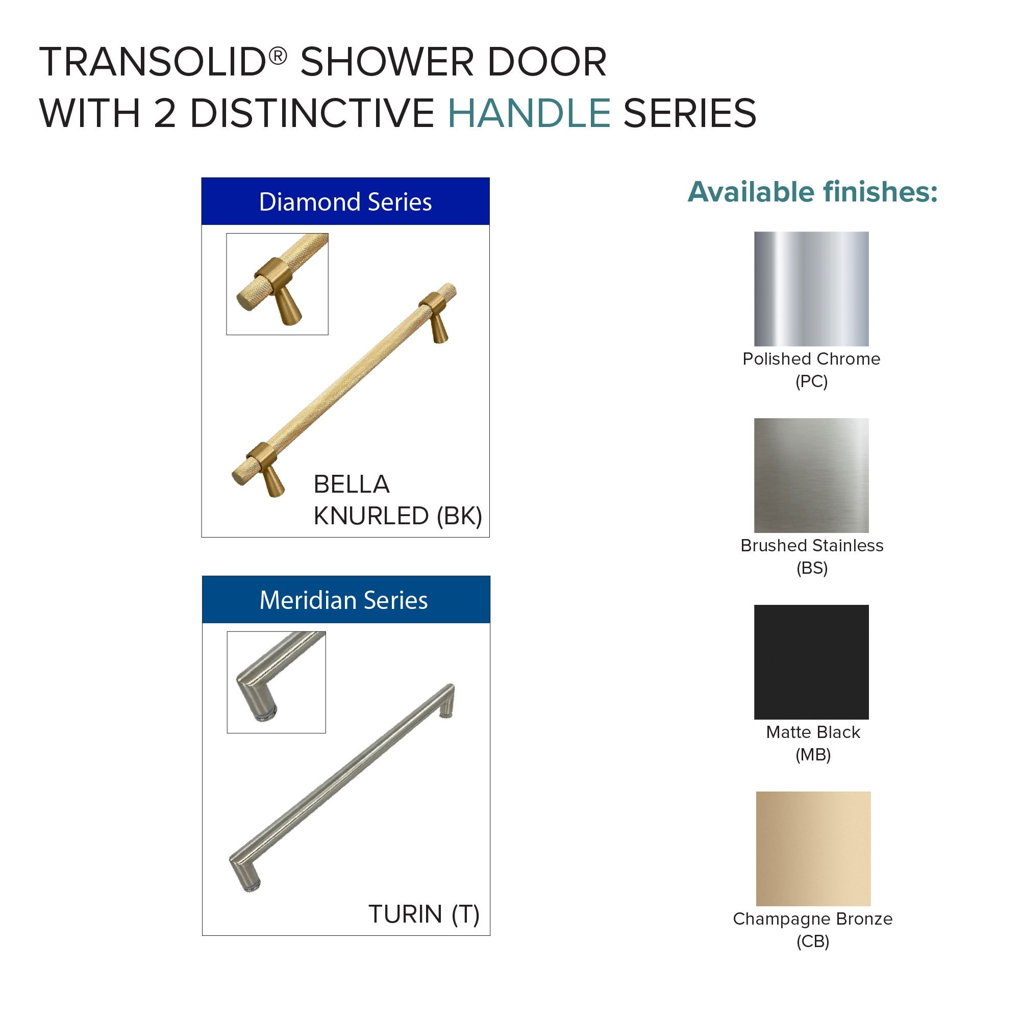 Transolid EHTB475297610C-BK-MB Shower-Doors - View #4