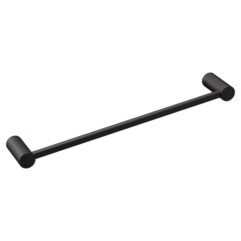 Moen Align 18-in Matte Black Wall Mount Single Towel Bar at Lowes.com