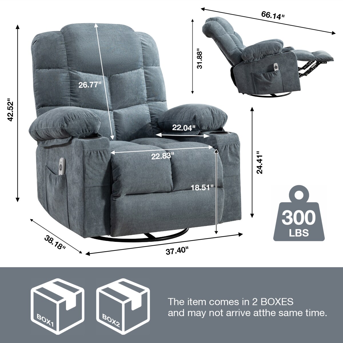 Streamdale Furniture W1807S00009 recliners - View #14