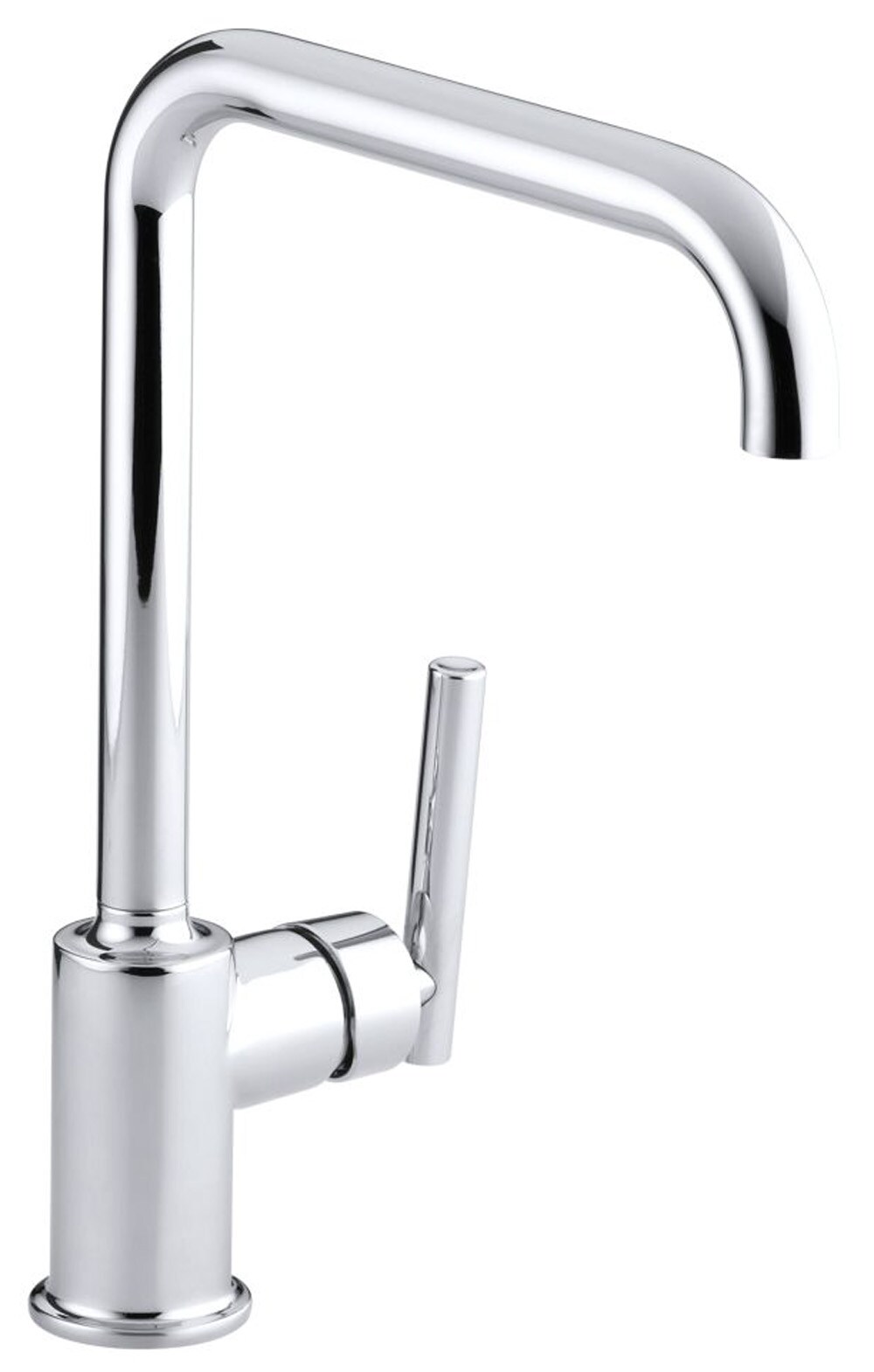 KOHLER 7507-CP Purist Polished Chrome Single Handle Deck-mount Kitchen Faucet