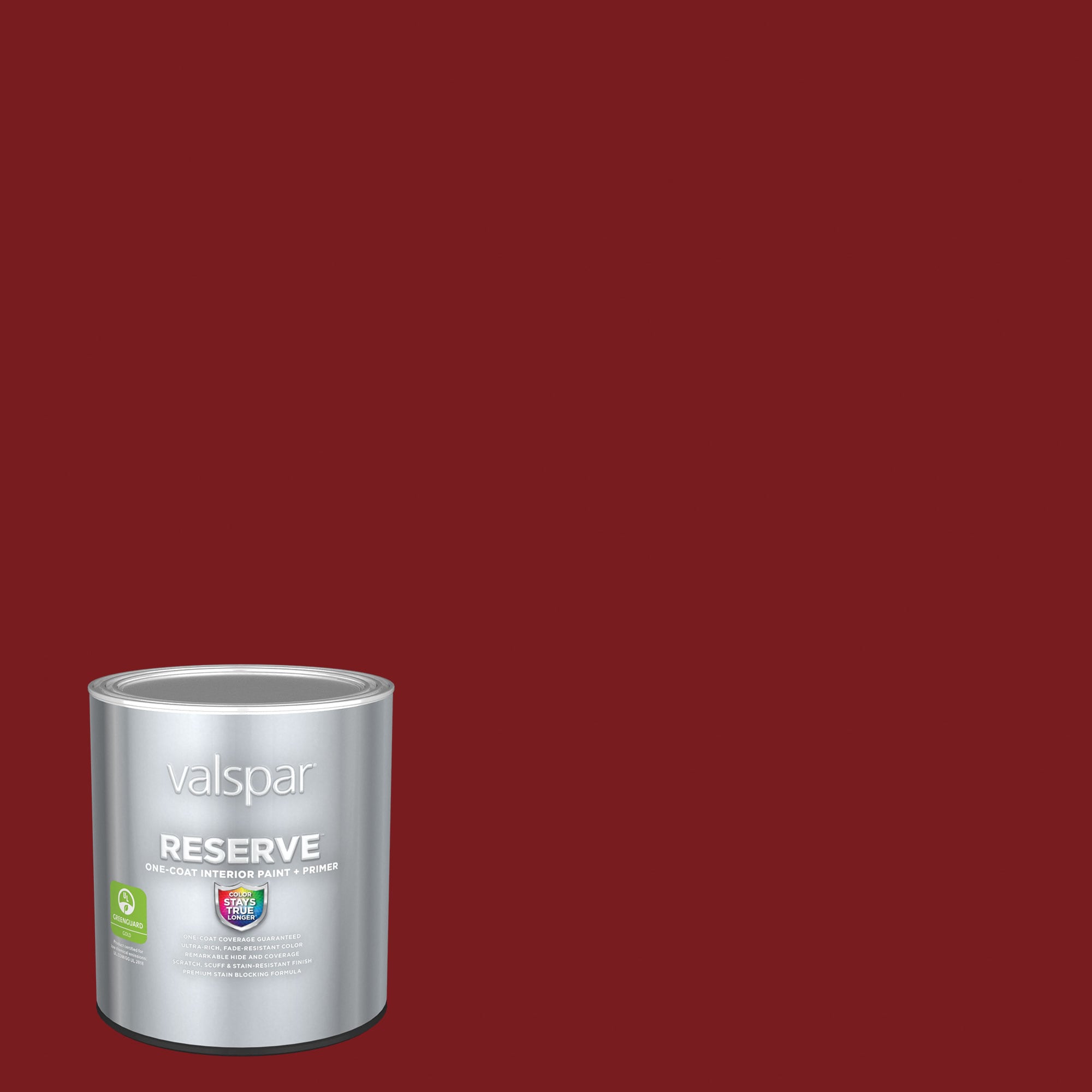Valspar 1010-3-2916570 Reserve Semi-gloss Heirloom Red 1010-3 Latex Interior Paint Paint + Primer ( 1-quart )