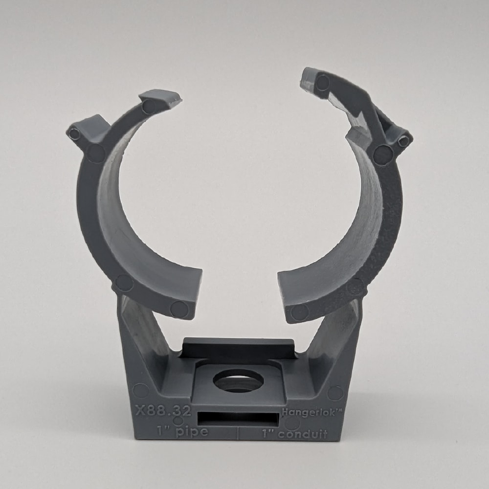HangerLok H88.32-LOK 50 -Pack 1-in to 1-in dia Plastic Standard pipe clamp