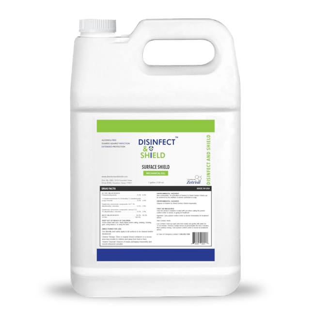Disinfect & Shield 1-Gallon Minimal Scent Liquid All-Purpose Cleaner at