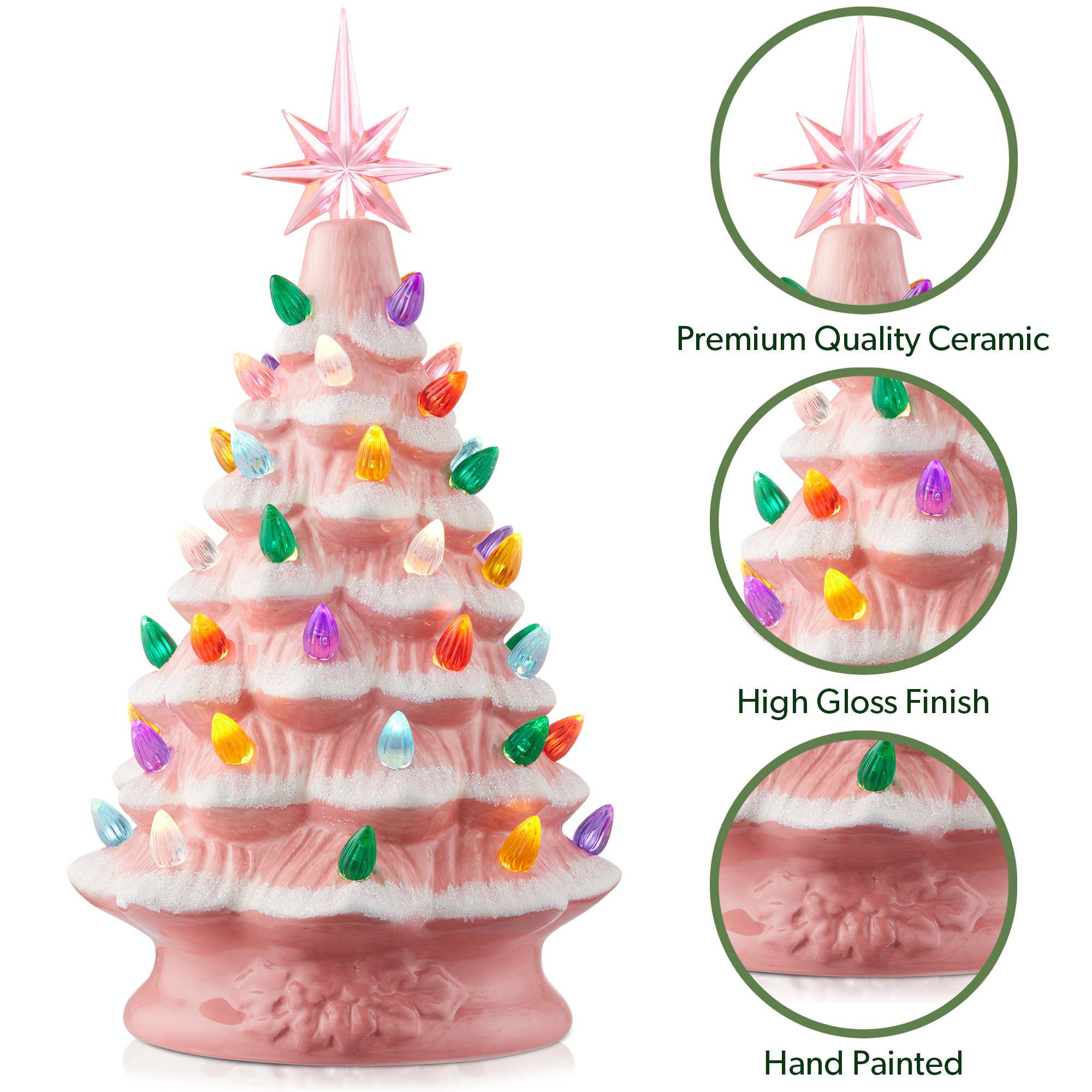 Casafield TR-9128-PKSN Artificial-Christmas-Trees - View #5