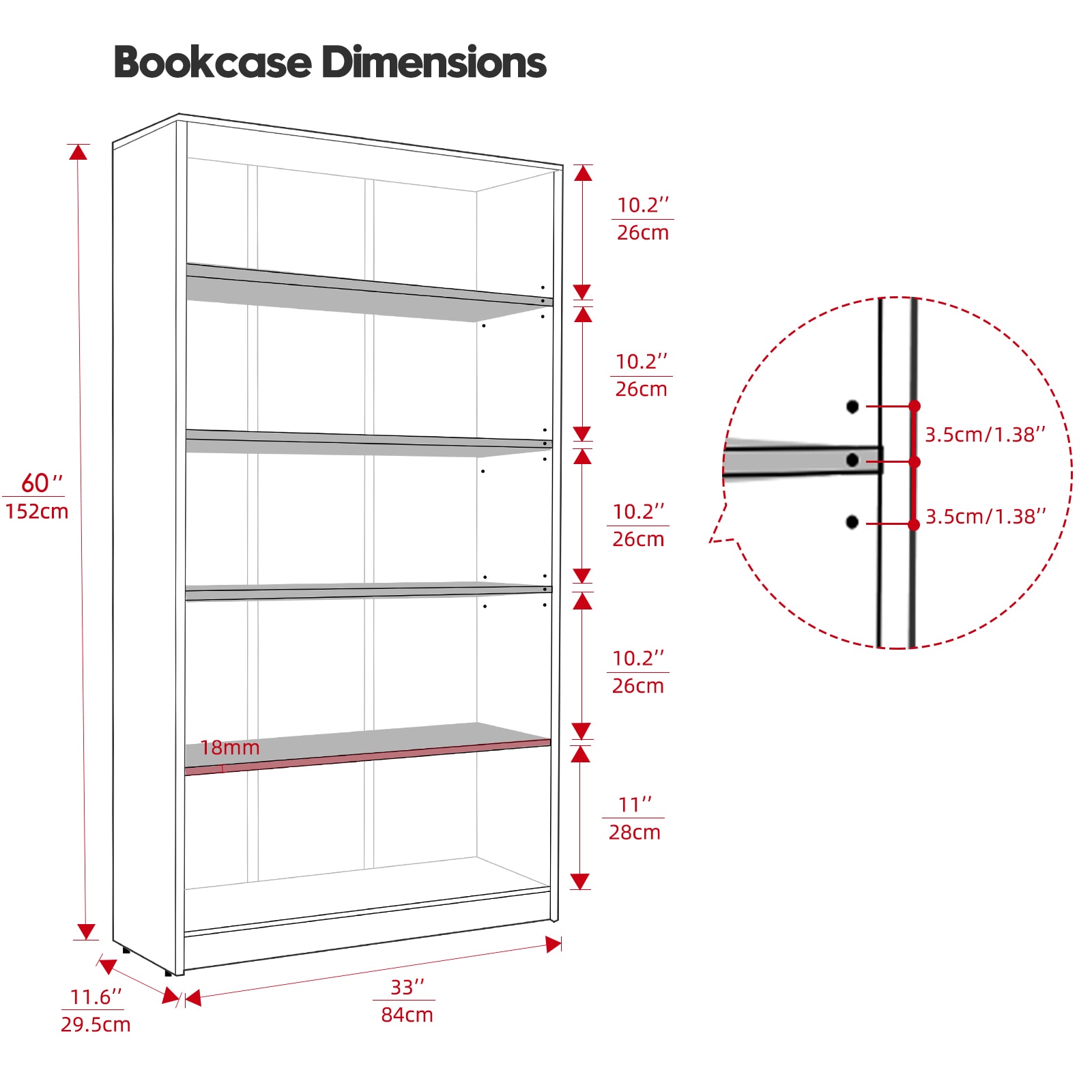 Dexmalle T3623P379673 bookcases - View #3