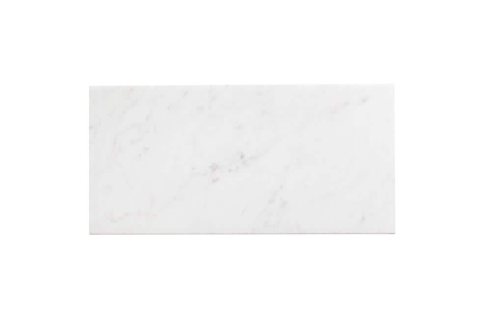 Futuro White 6-in x 12-in Matte Porcelain Marble Look Floor and Wall Tile (0.47-sq. ft/ Piece) | - Style Selections 1102064