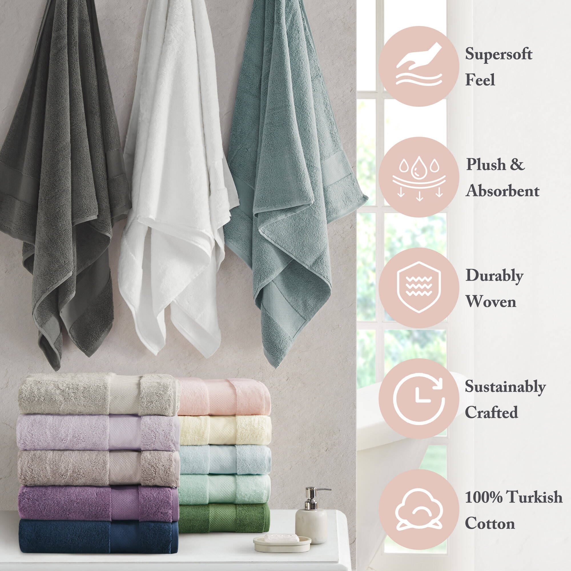Madison Park Signature MPS73-454 Bath-Towels - View #8