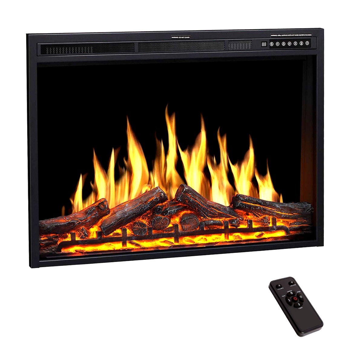 EdenDirect NLCD041925 37-Inches Black Electric Fireplace Insert