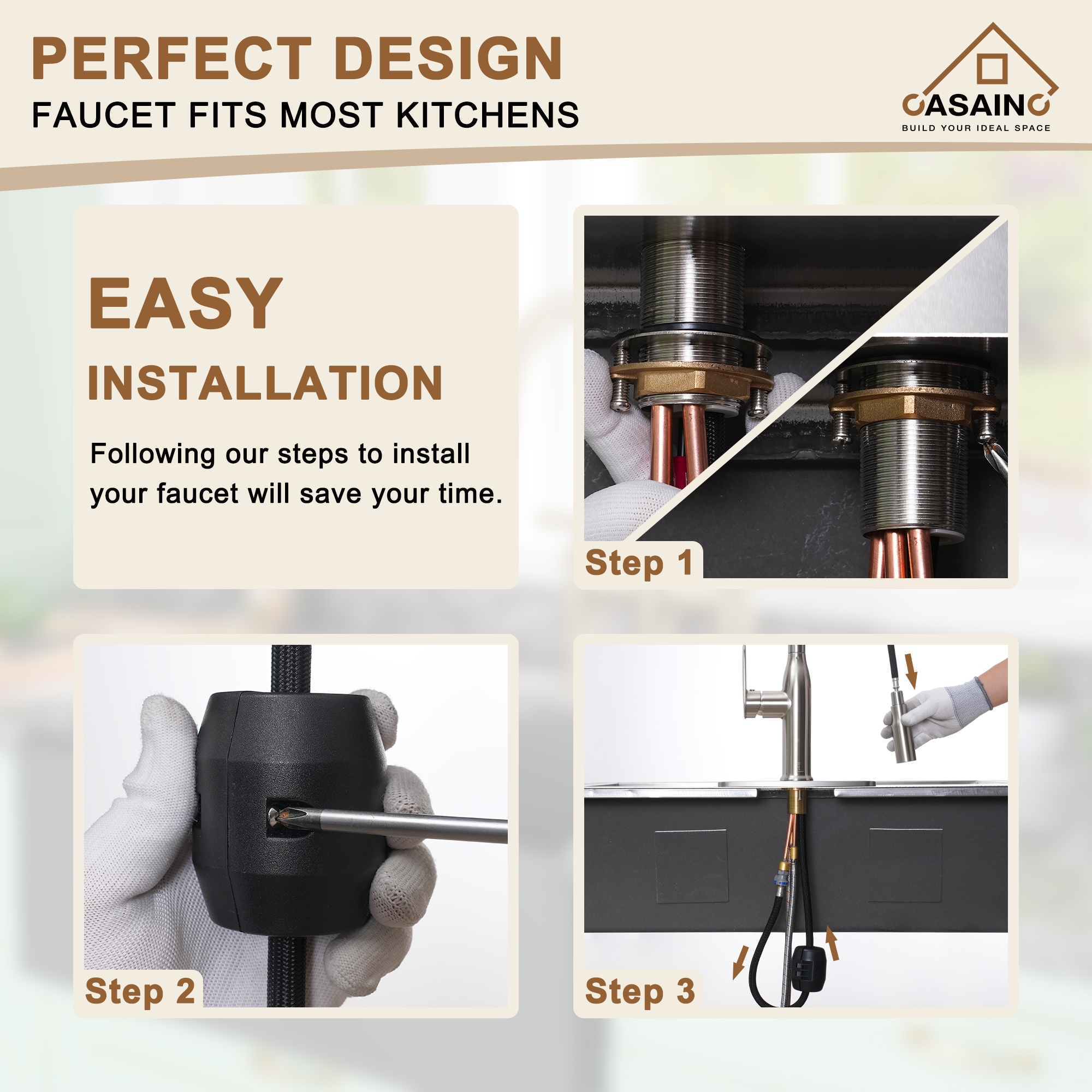 CASAINC ODB-LB-7105 Kitchen-Faucets - View #7