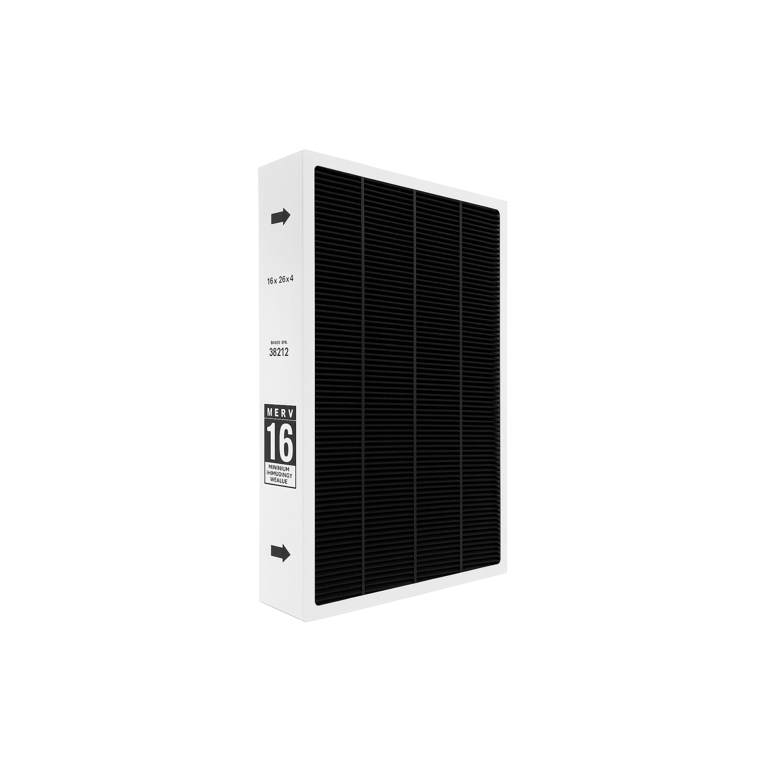 Nispira  MERV 16 X6672 Furnace AC HVAC Air Filter Replacement Compatible with Lennox X6672 and HCC16 28 Carbon Filter Size 16 x 25 x 5 inches 1 Pack