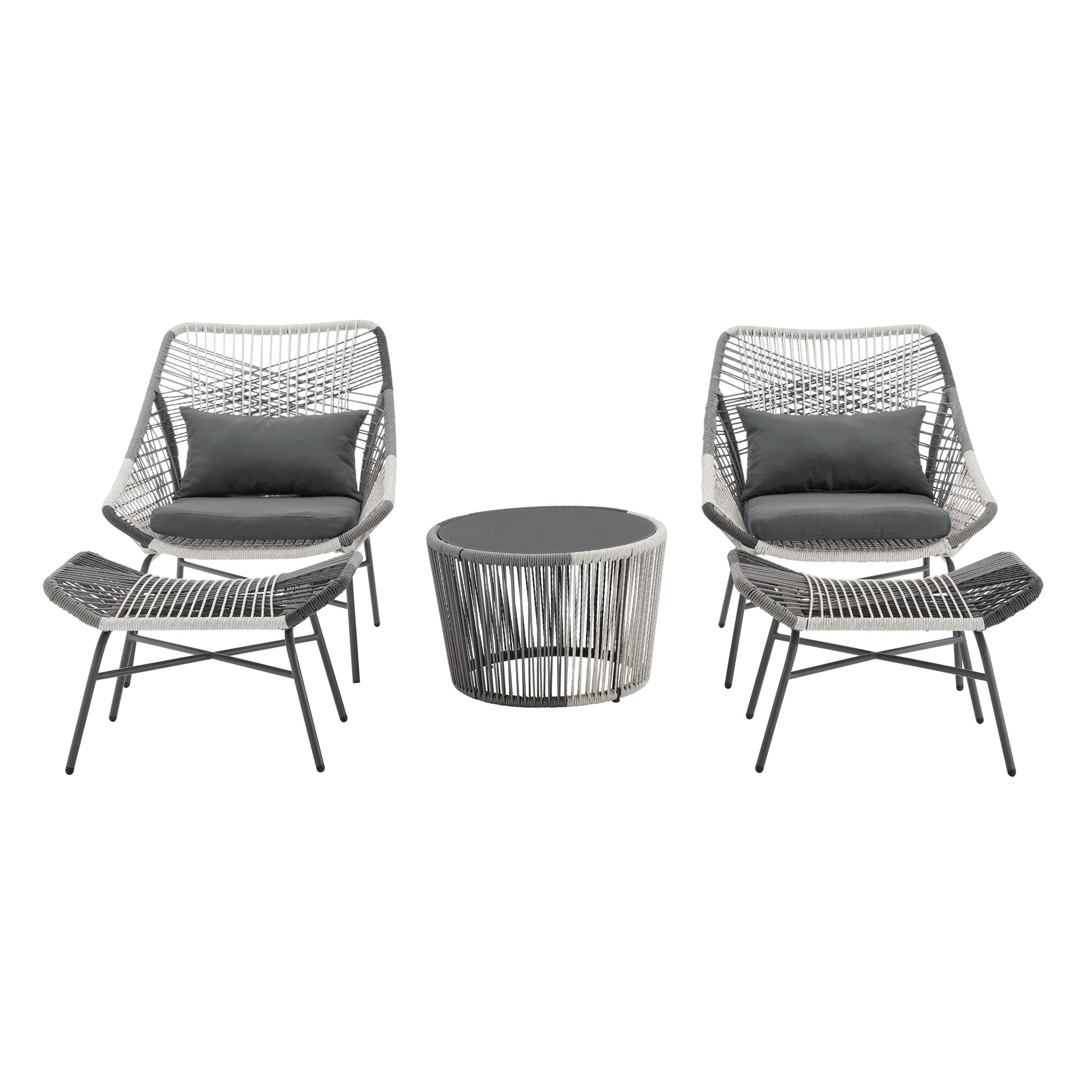Manhattan Comfort OD-CV023-GY Patio-Conversation-Sets - View #2