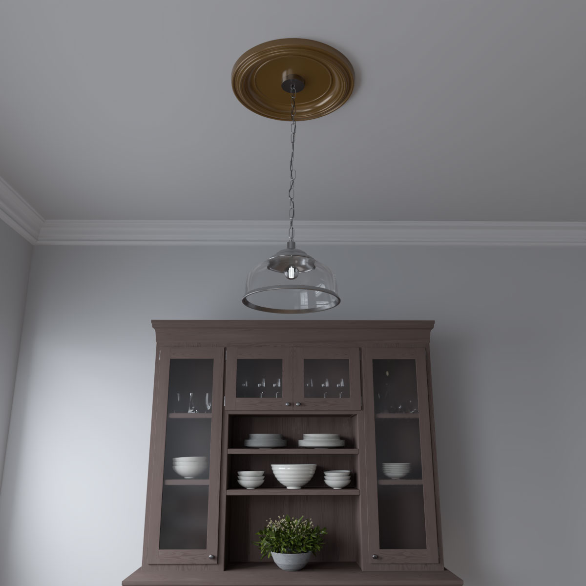 Ekena Millwork CMP19TRDVG Ceiling-Medallions - View #9