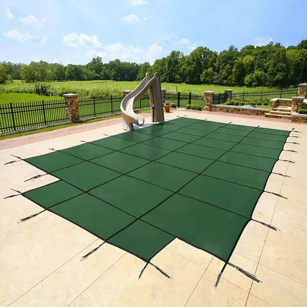 Yard Guard DG163258S 32-Feet x 16-Feet Deck-Lock Polyethylene Winter Oval Pool Cover