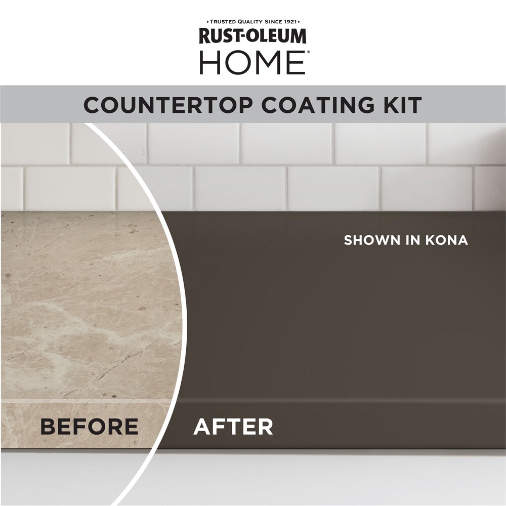 RustOleum Home Kona Satin Countertop Refinishing Kit in the Countertop