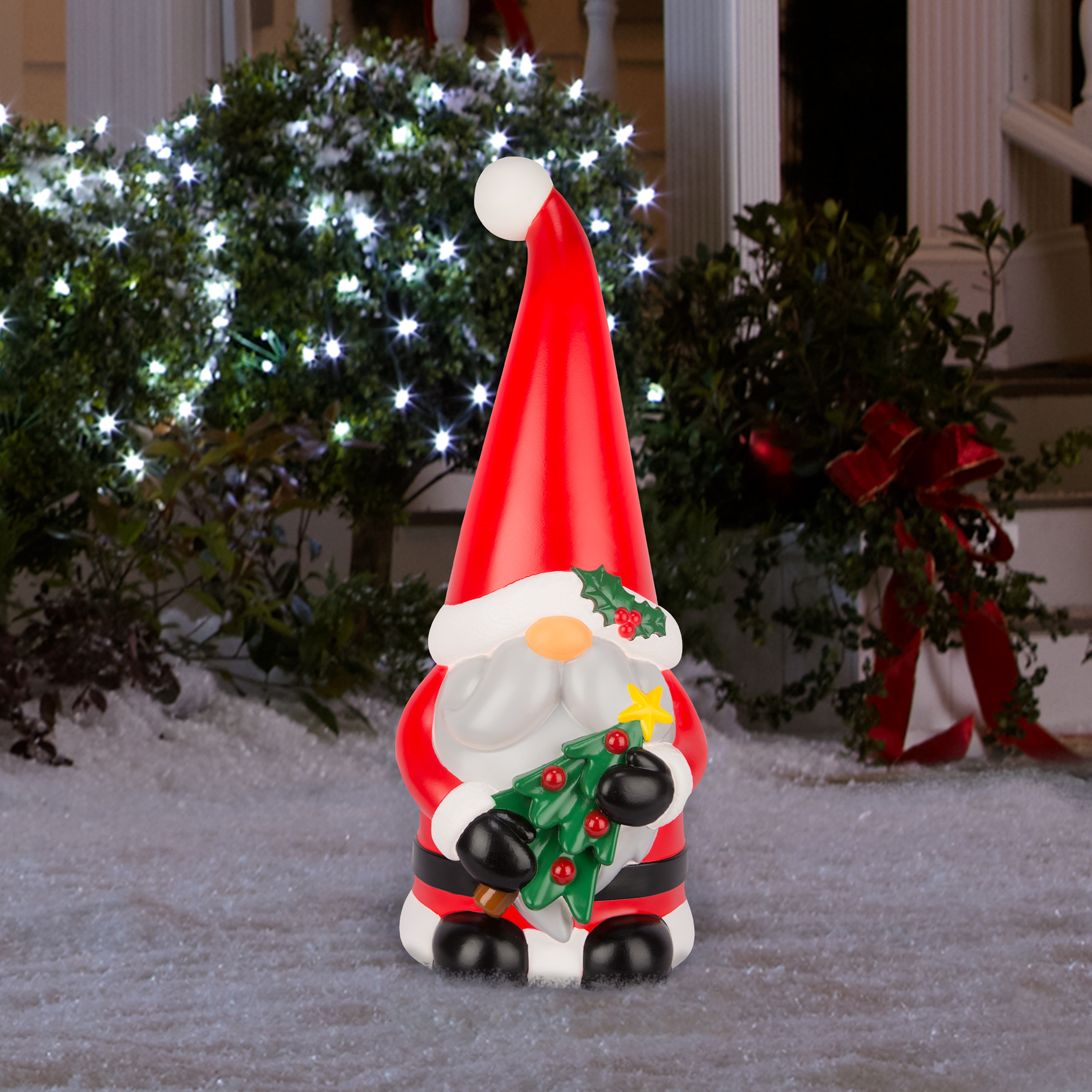 Gnome with Lanter Christmas Blow Mold buy 28”