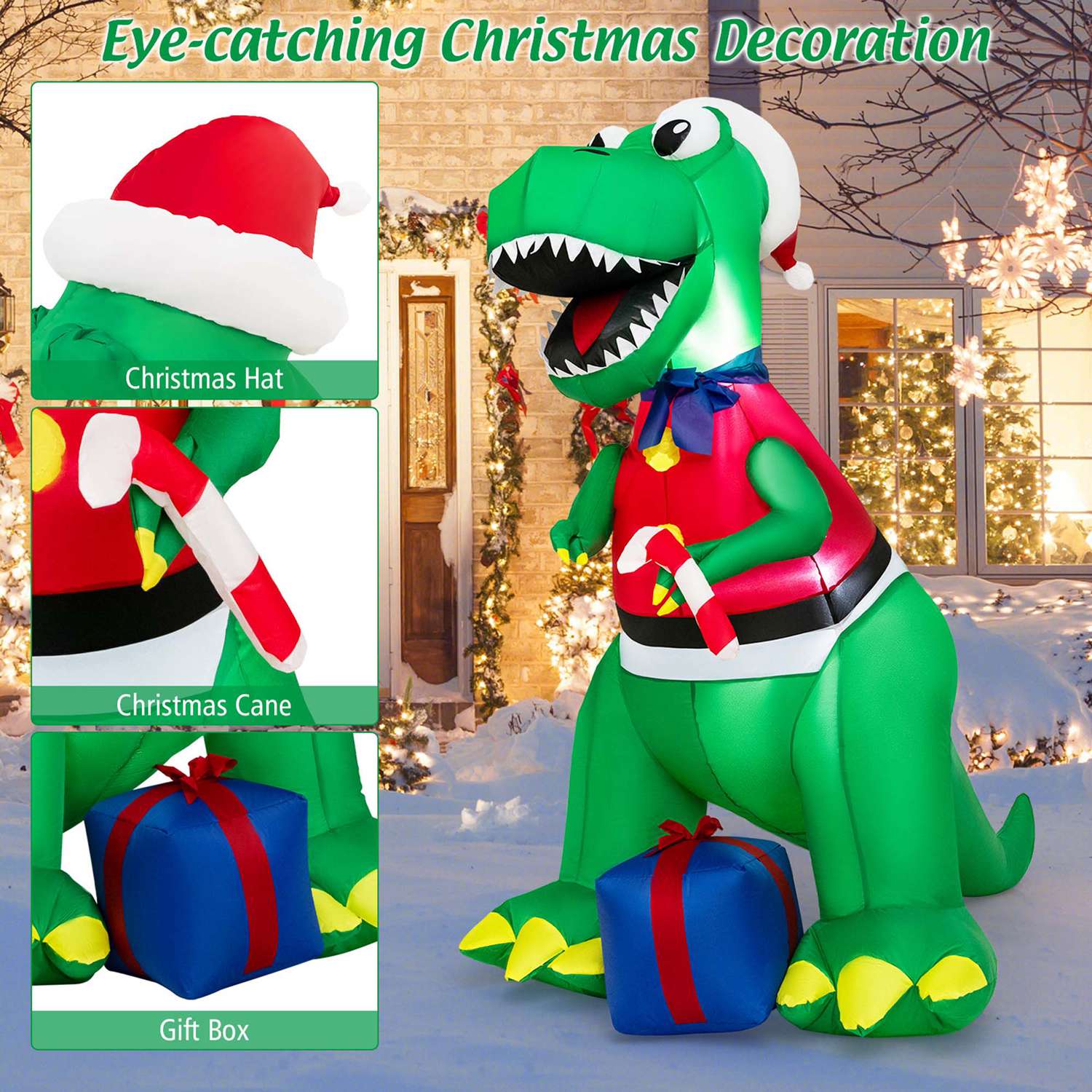 Costway CSHY000465 Christmas-Inflatables - View #5