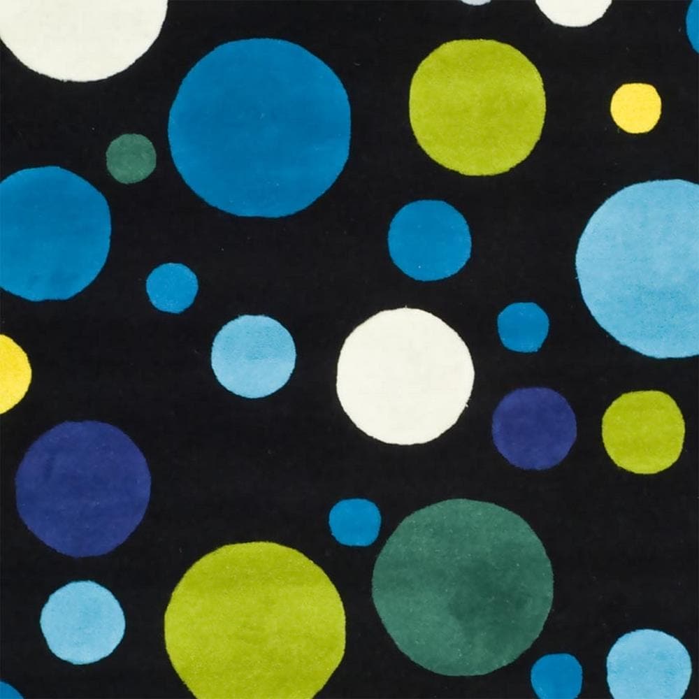 Safavieh SOH753B-8SQ Soho Balons 8 x 8 (ft) Tufted Wool Black/Multi Square Indoor Abstract Area rug