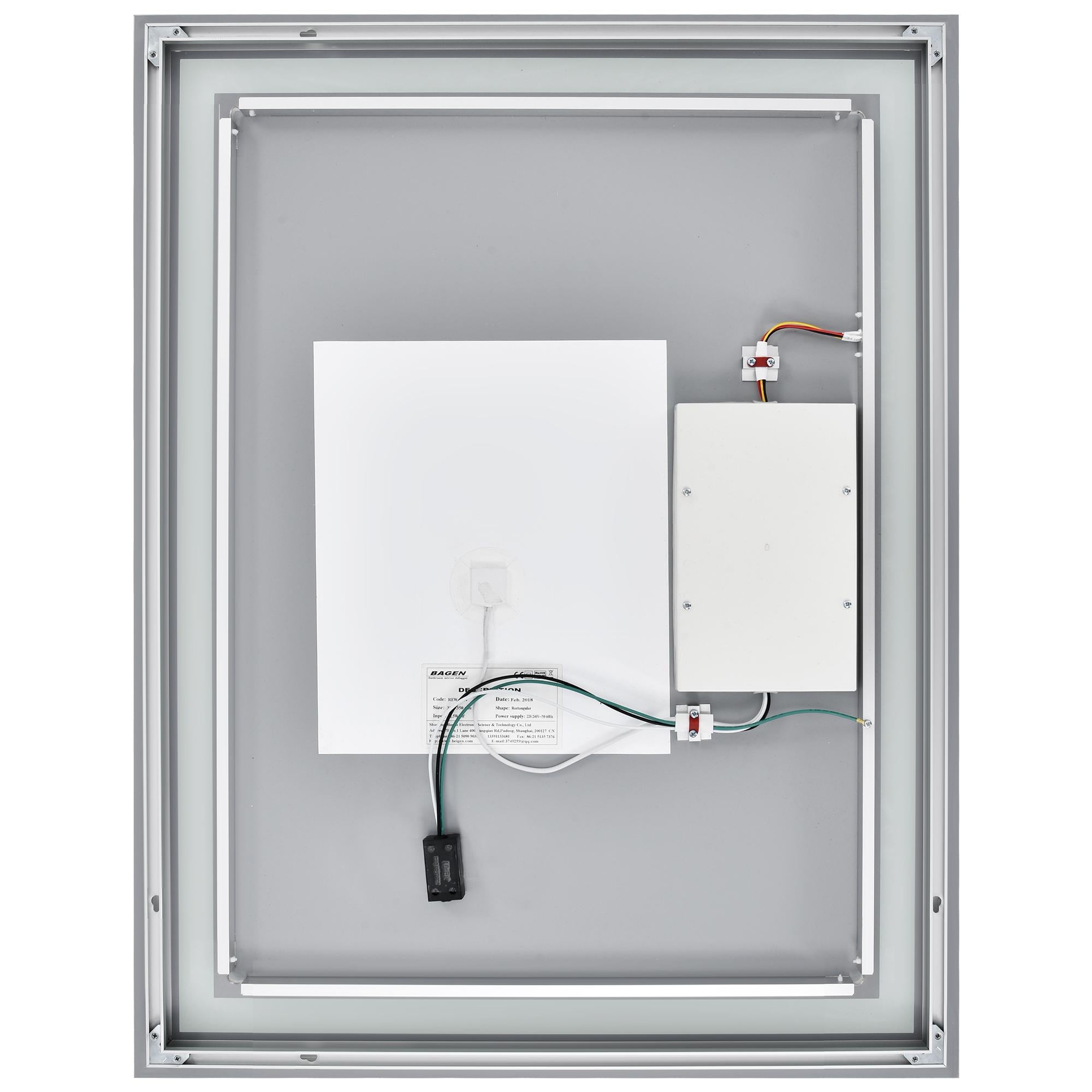 Bayfeve BF-S30136-MIR Framed-Bath-Mirrors - View #7