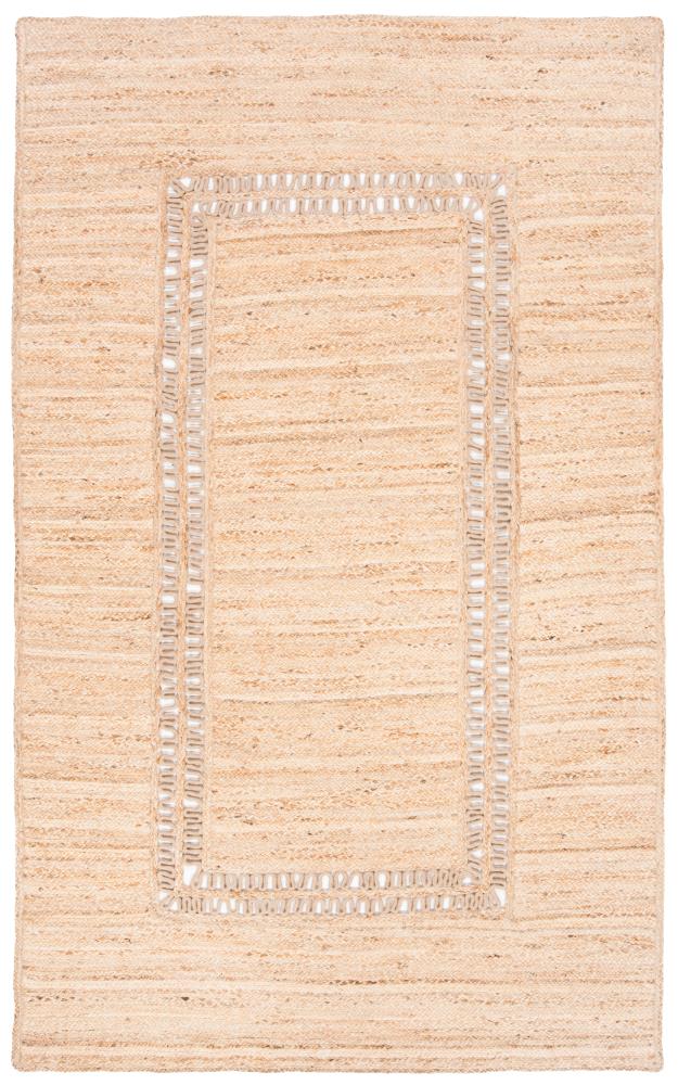 Safavieh NF374B-6 Natural Fiber Arnela 6 x 9 (ft) Jute Beige Rectangular Indoor Border Area rug