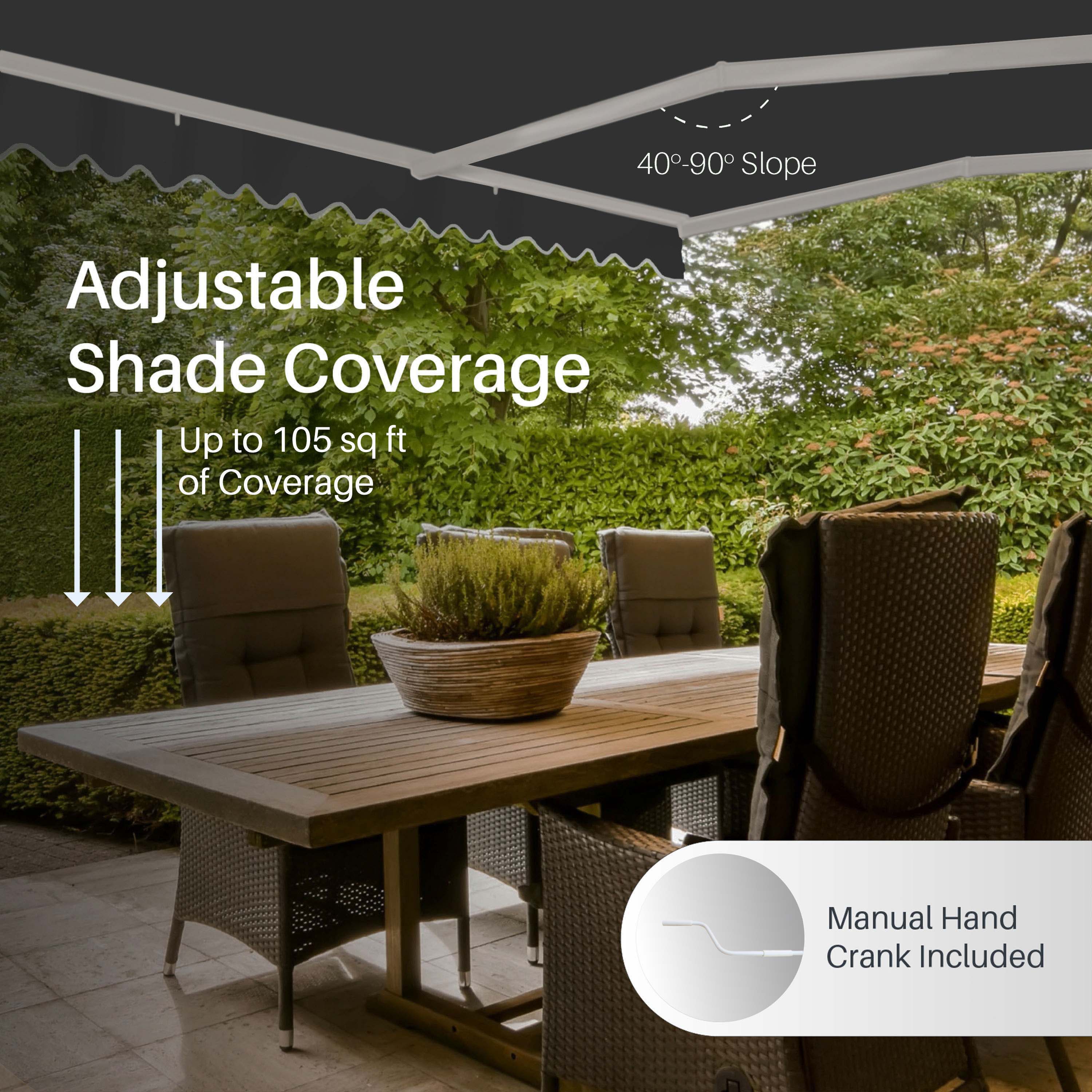 ALEKO AWM12X10BK81-LO awnings - View #2