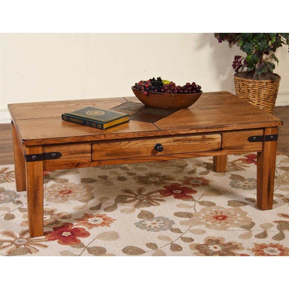 Sunny Designs Sedona Dark Chocolate Coffee Table In The Coffee Tables Department At Lowes Com