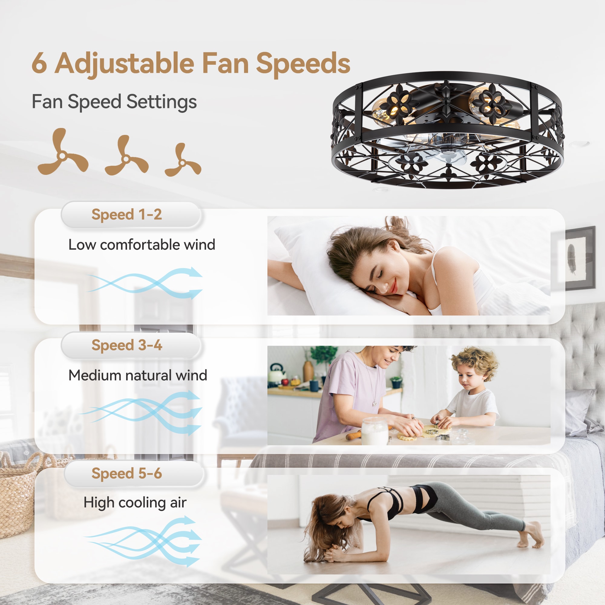 Breezary 35053-BK Ceiling-Fans - View #14