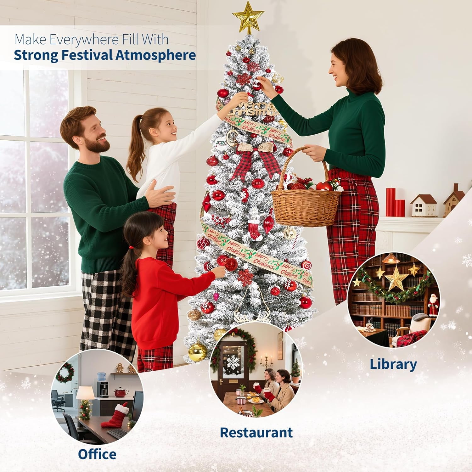 Garvee CJH-PHK-35JMCM7M Artificial-Christmas-Trees - View #6