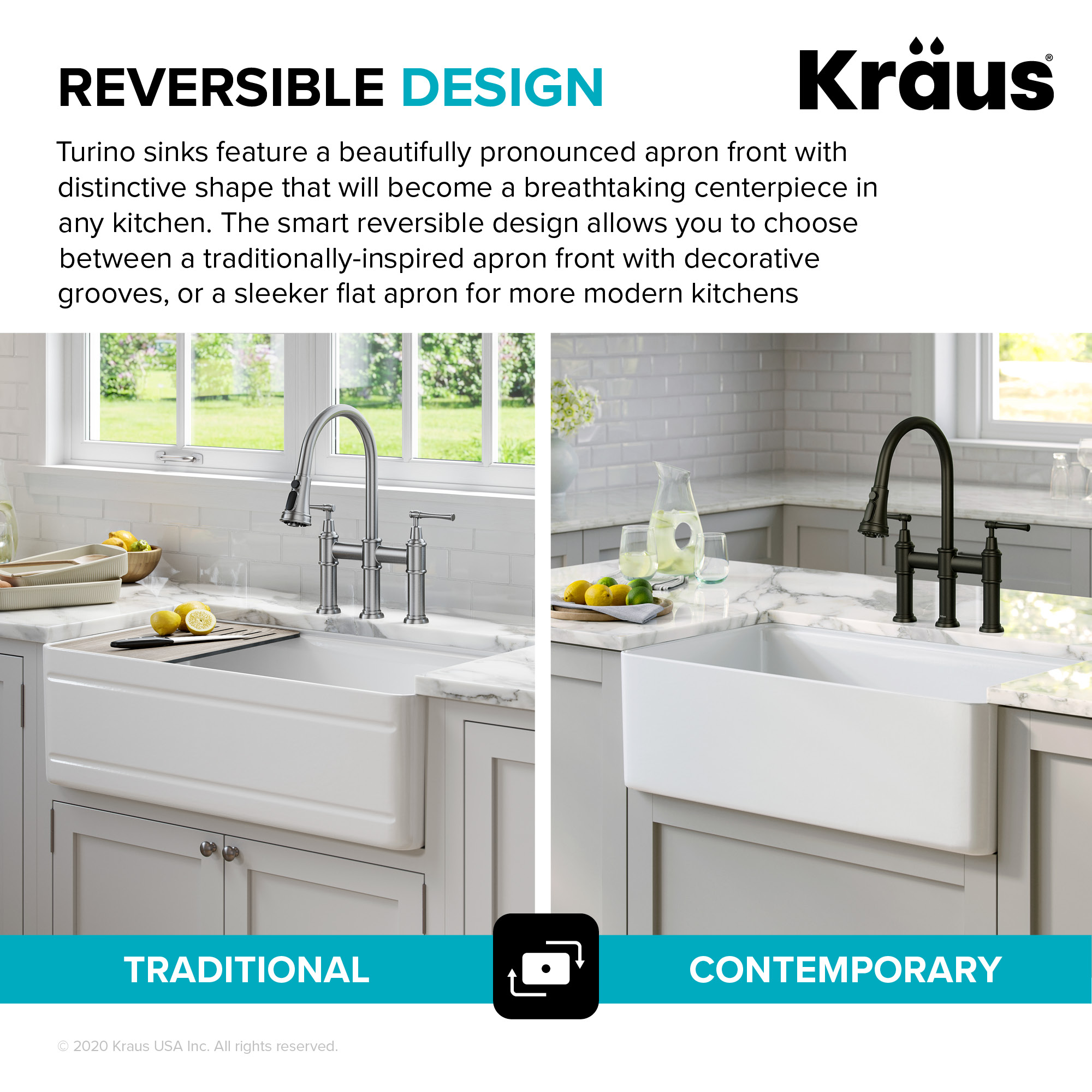 Gloss White Fireclay Farmhouse Single Bowl Kitchen Sink with Accessories