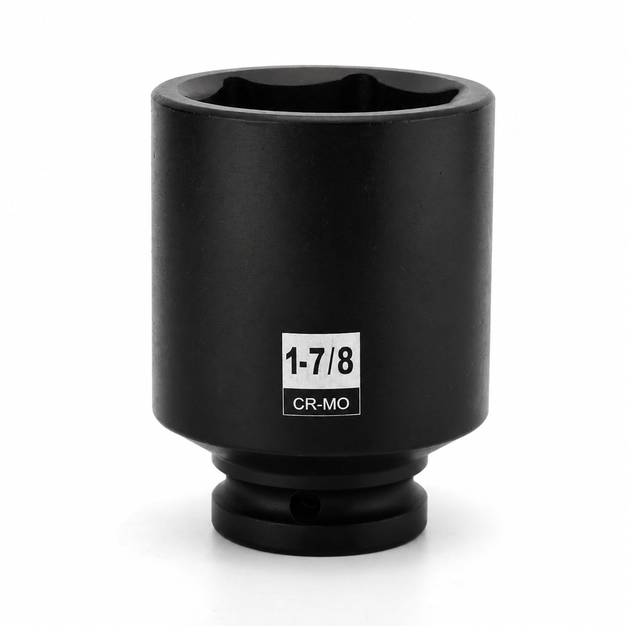 Oyezvary  3/4 Drive Deep Impact Socket Chrome Molybdenum Steel 1 7/8 SAE 6 Point Axle Nut Impact Grade Socket for Vehicle Wheel and Axle Nut