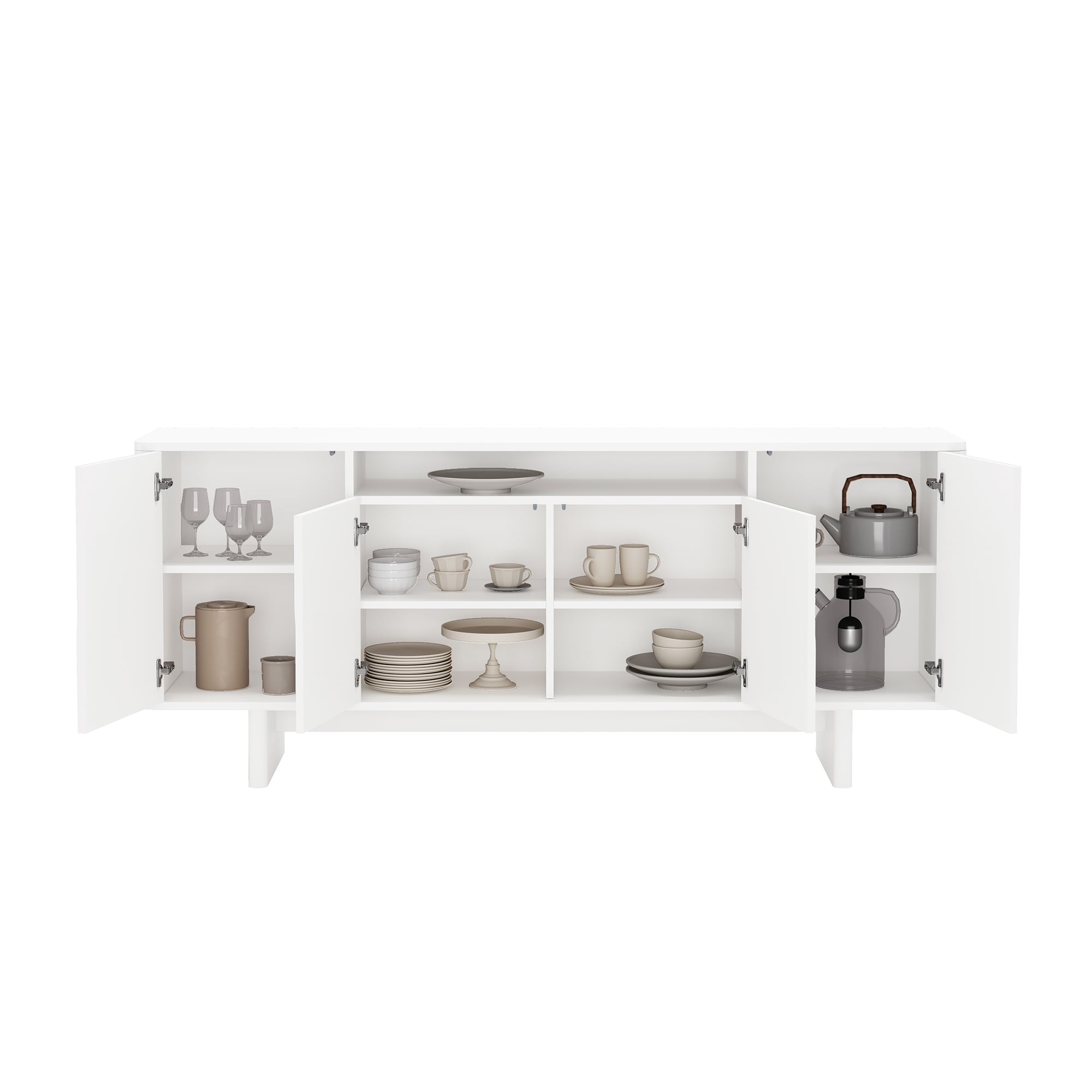 Manhattan Comfort SB005-WH Dining-Kitchen-Storarge - View #12