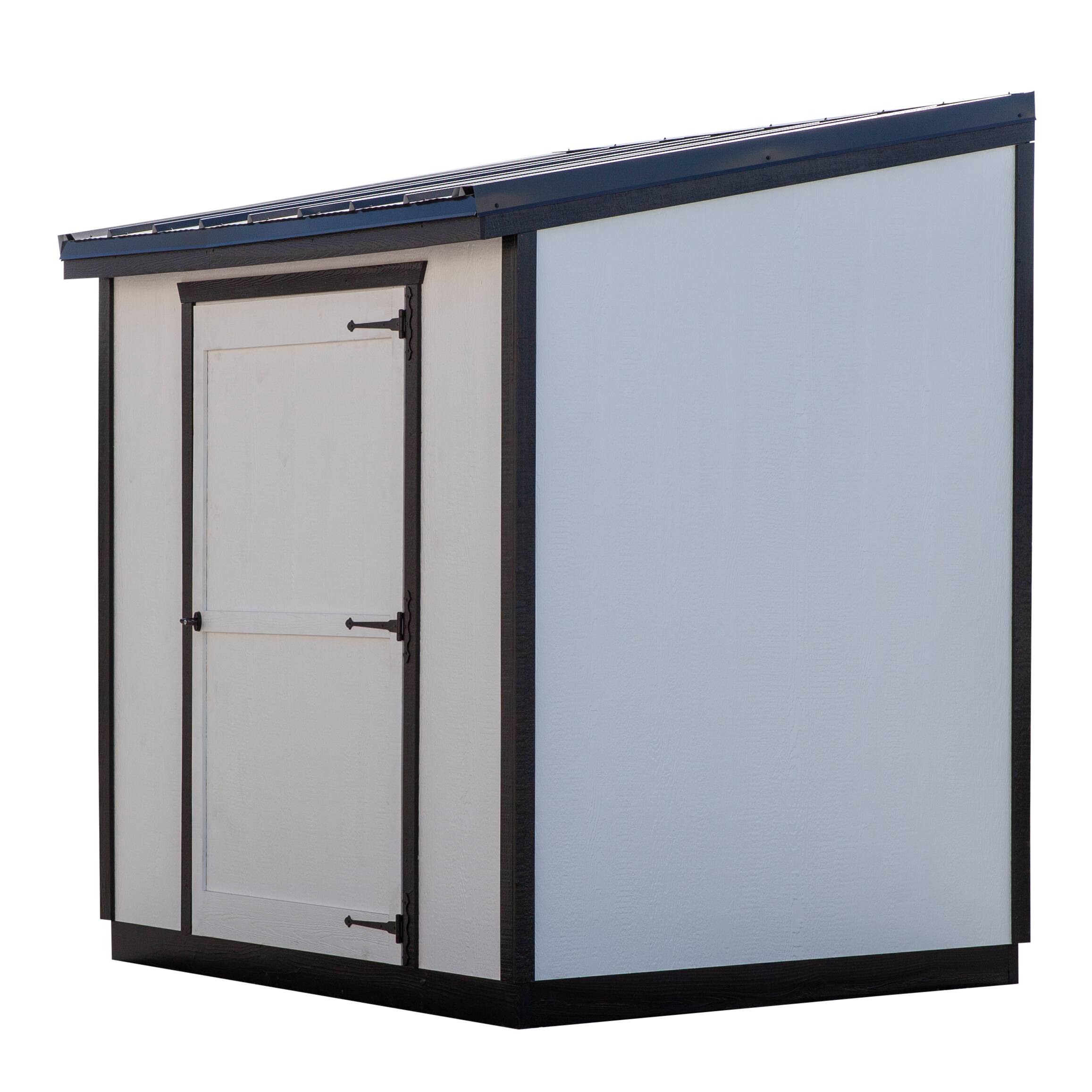 SHEDorize SWHSS68 Wall Hugger Storage Shed 6-ft x 8-ft Lean-to Style Wood Outdoor Storage Shed with 1 Doors