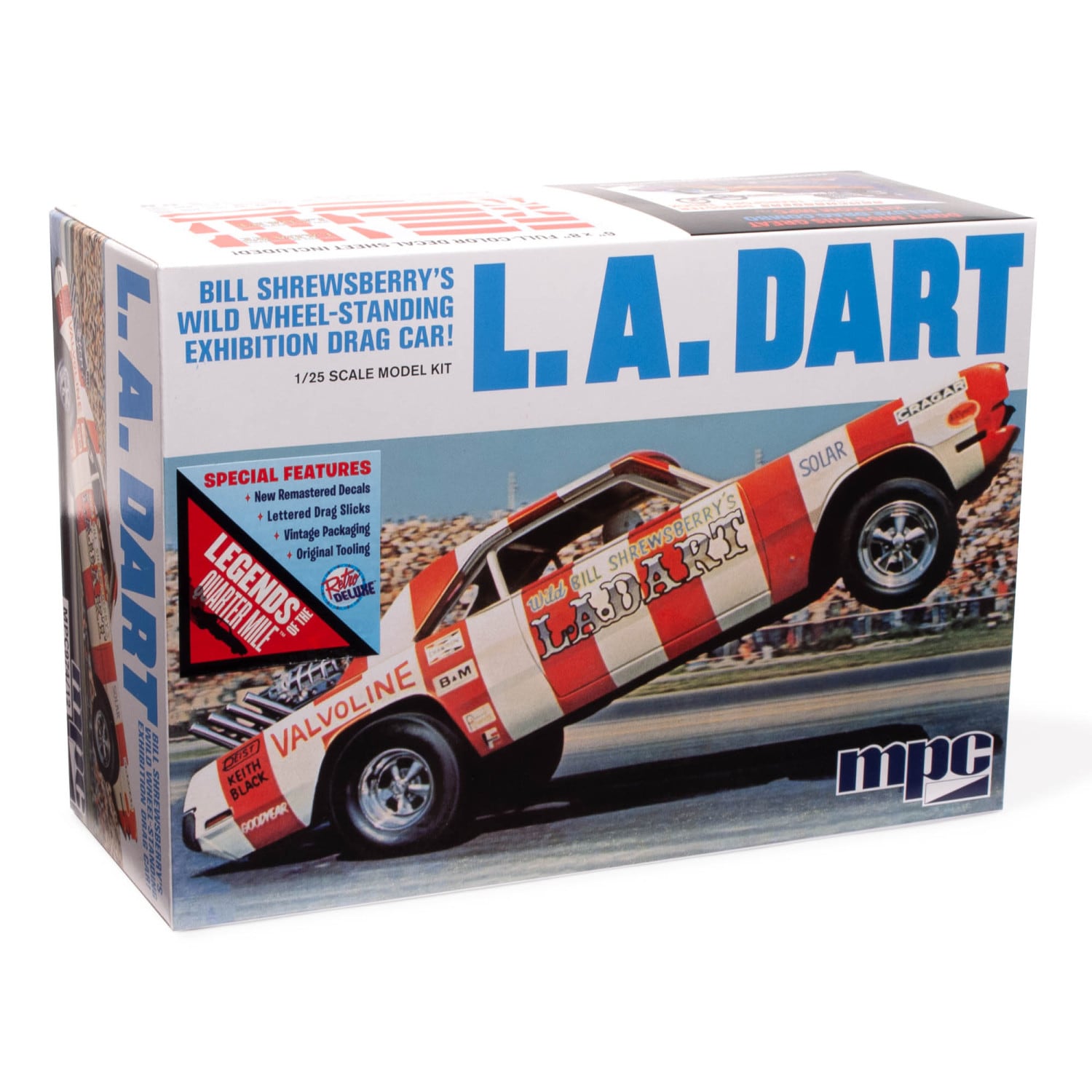 MPC G0849398056257 1/25 Legends of the Quarter Mile Series LA Dart Wheelstander