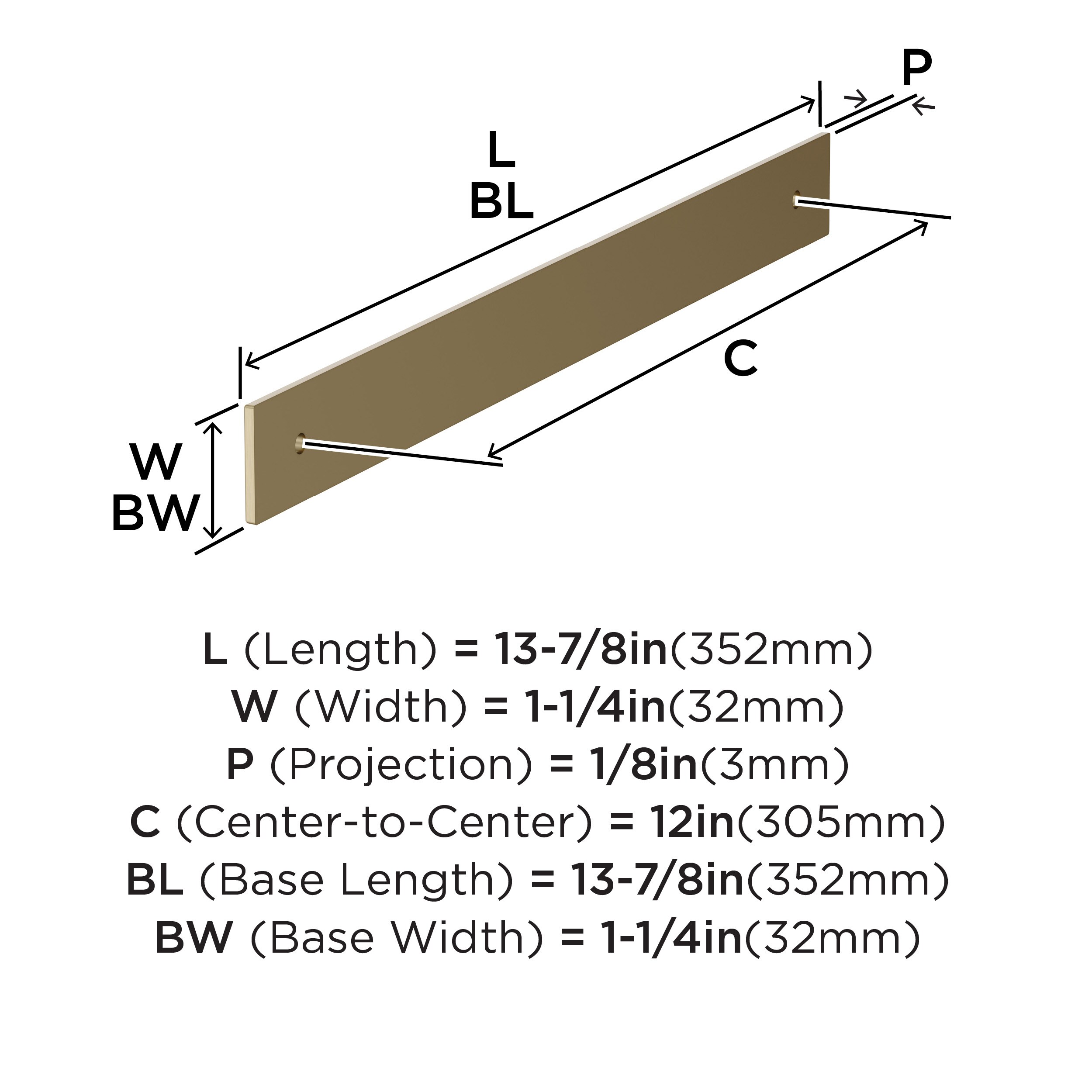 Amerock BP37769BBZ Drawer-Hardware - View #4
