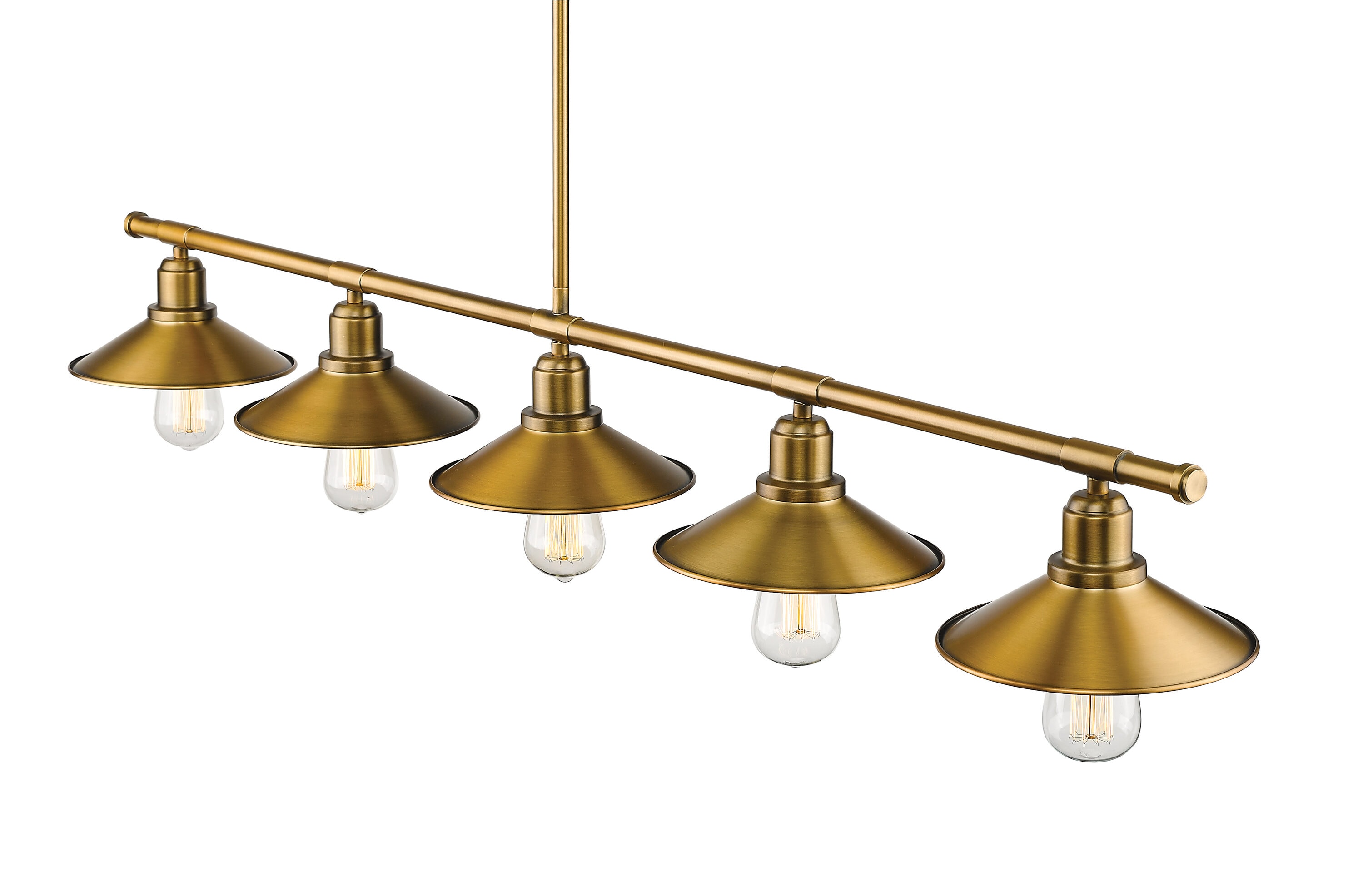 Z-Lite 613-5L-FB Pool-Table-Lighting - View #3