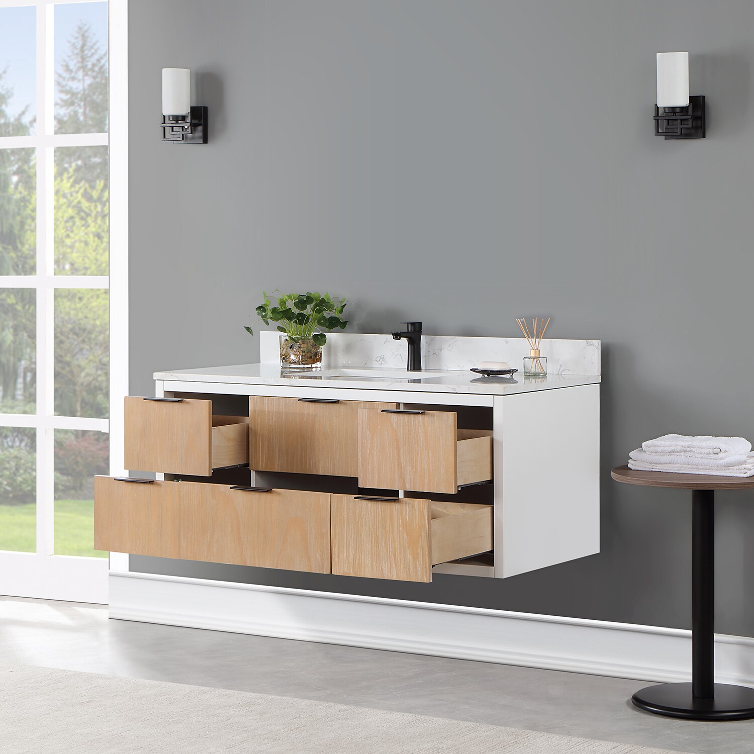 Altair 547048-WP-AW-NM Bath-Vanity-Combo - View #7