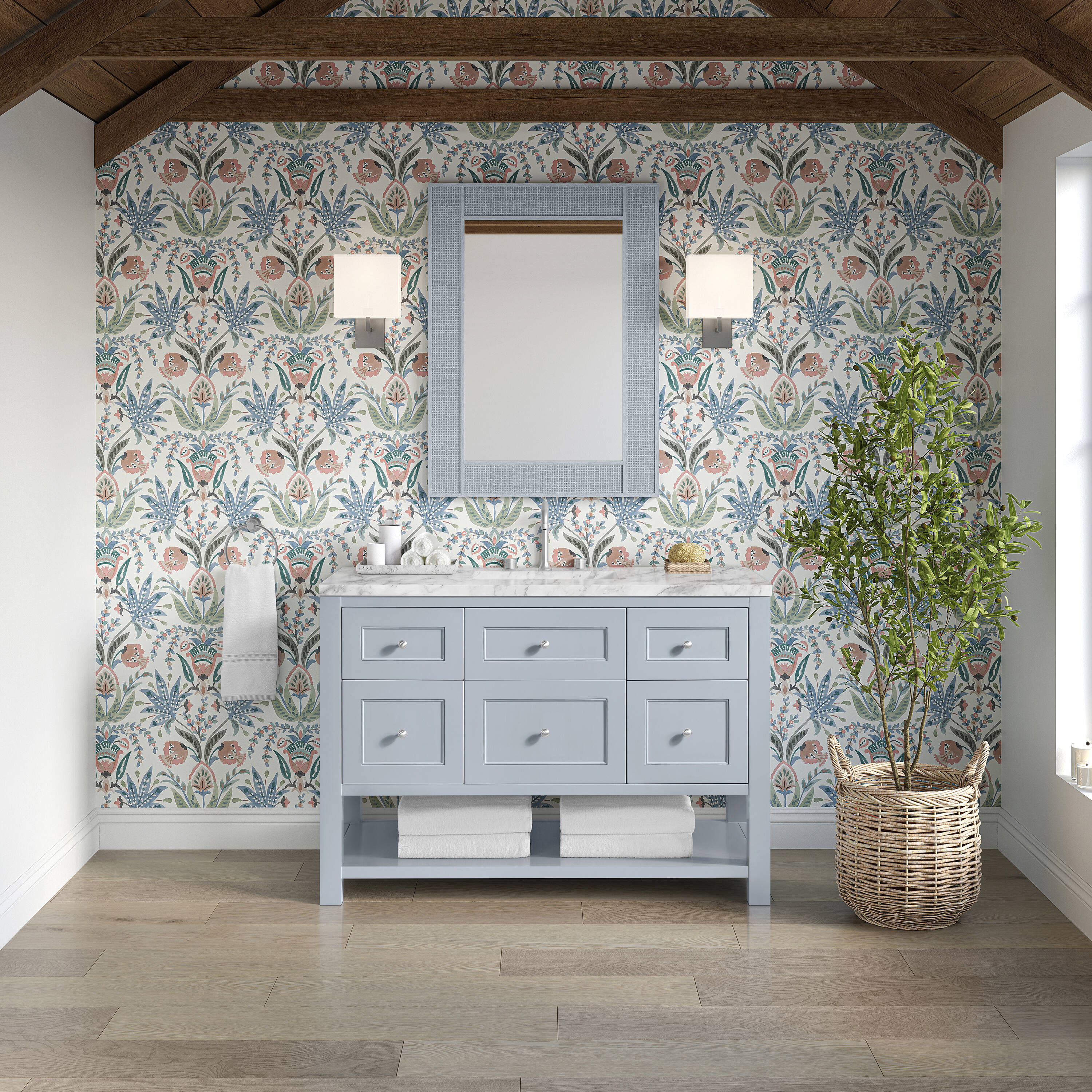 James Martin Vanities 330-V48-SRB-3CAR Bath-Vanity-Combo - View #3