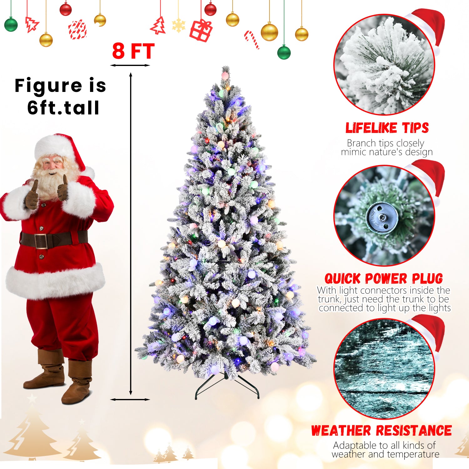 Boyel Living BL-LC38208 Artificial-Christmas-Trees - View #3