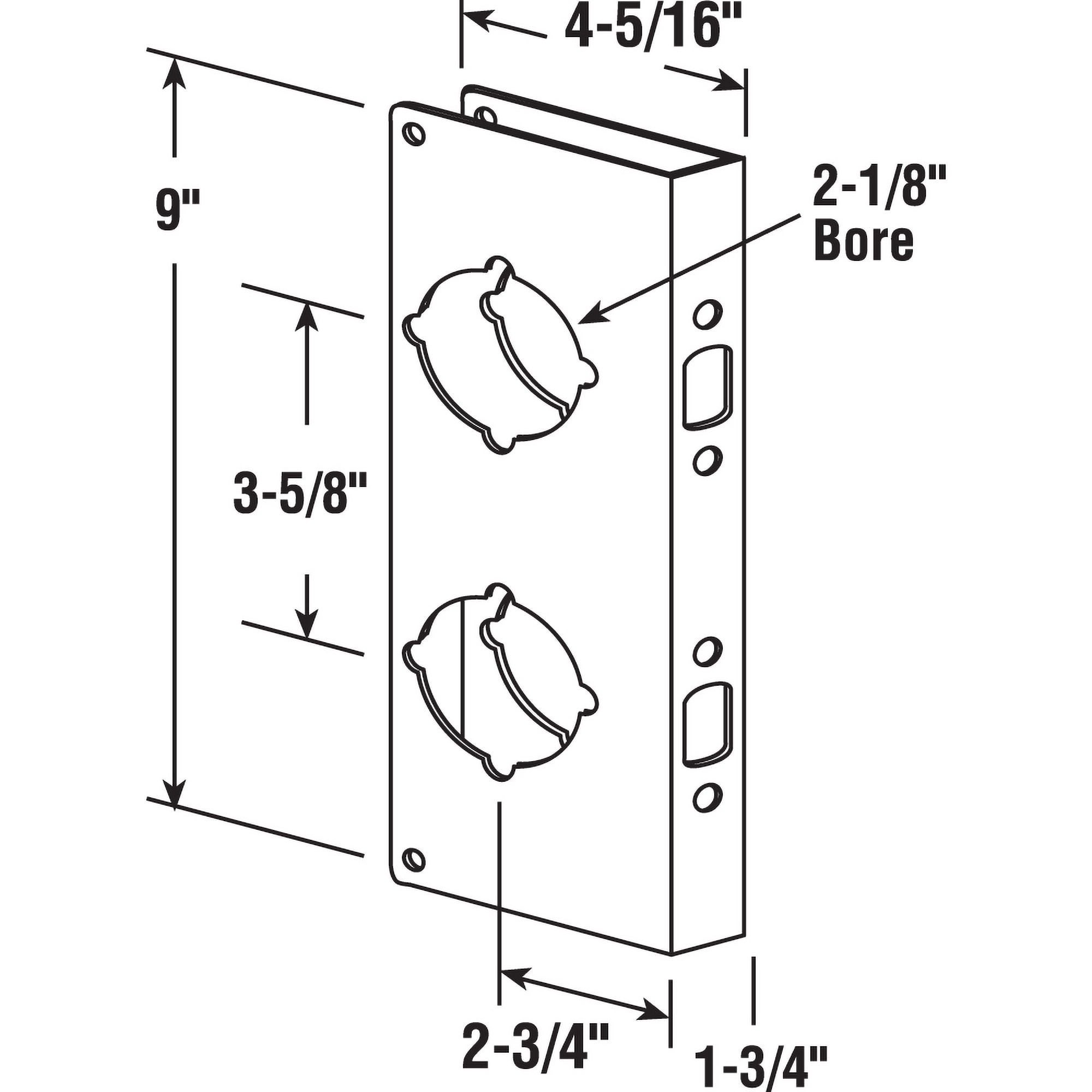 Prime-Line U 9595 Entry-Door-Reinforcers - View #2