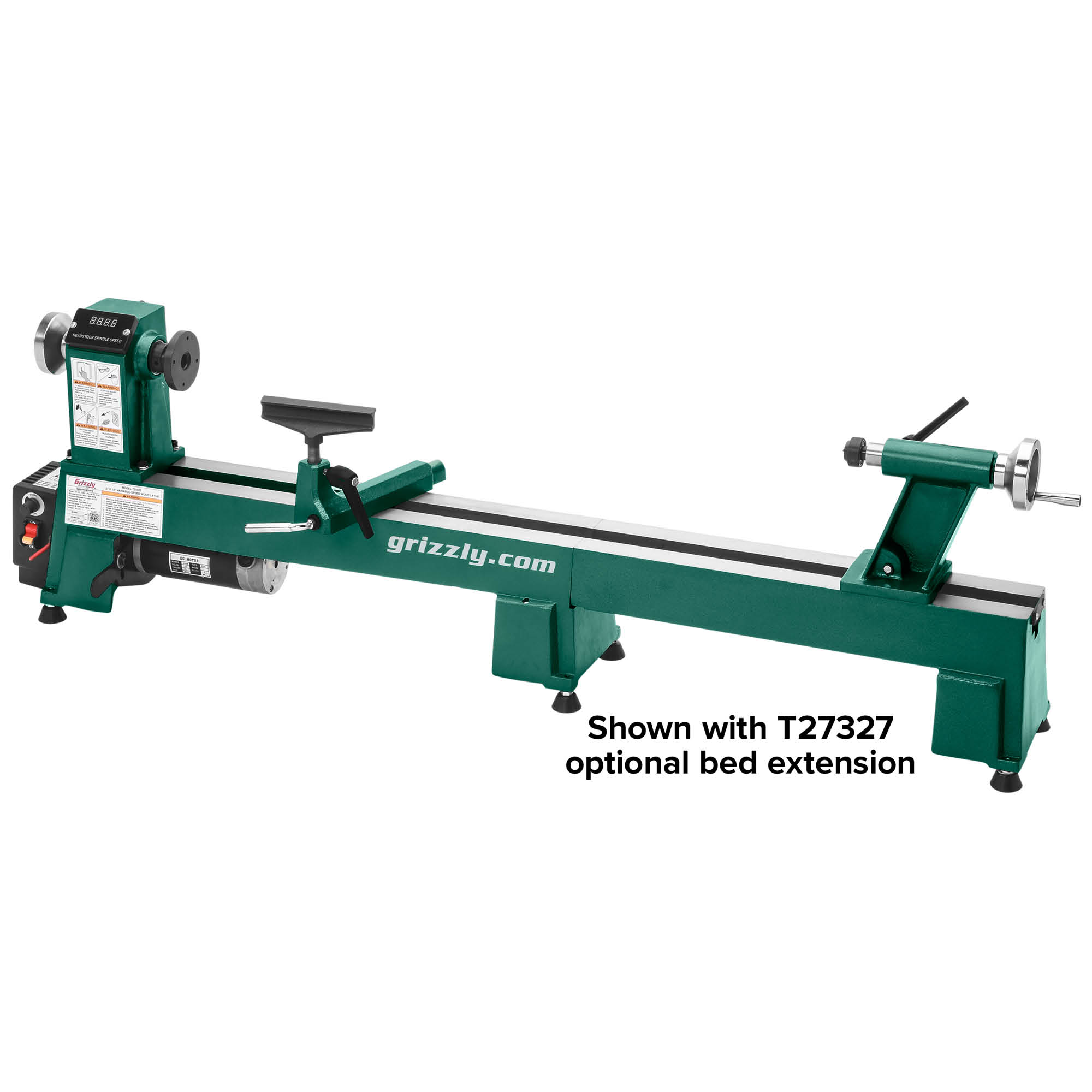 Grizzly 38.75-in x 30-in Variable Wood Lathe T25920 Sansujyuku sansujyuku.com