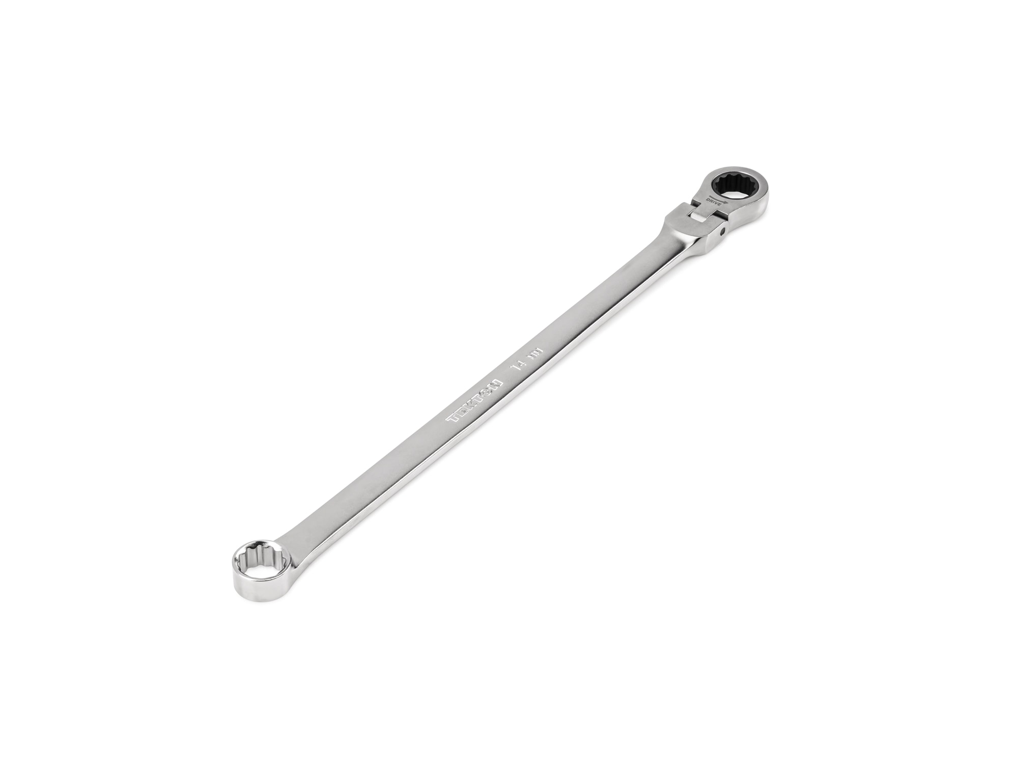 TEKTON WRB35414 14mm Metric Flexible Head Ratchet Wrench