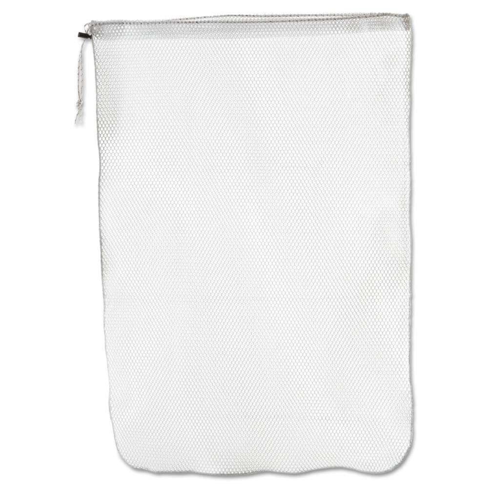 Registry Simply Accessories Disposable Laundry Bag, Tear Off Tie, 14 W x  24 L, 1 Mil, White, Tear-Off Tie Laundry Bags, Disposable Laundry Bags, Disposable Bags and Liners