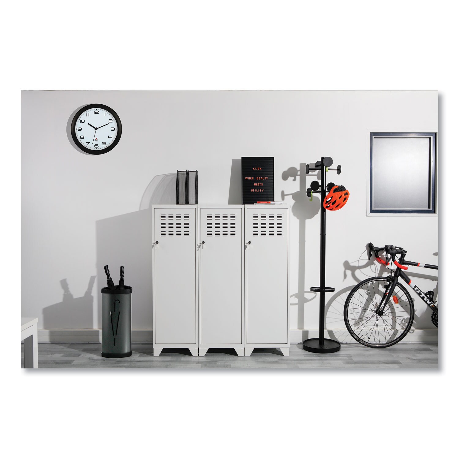Alba REMOVE - Stan3 Steel Coat Rack Stand Alone Rack Eight Knobs 15w X ...