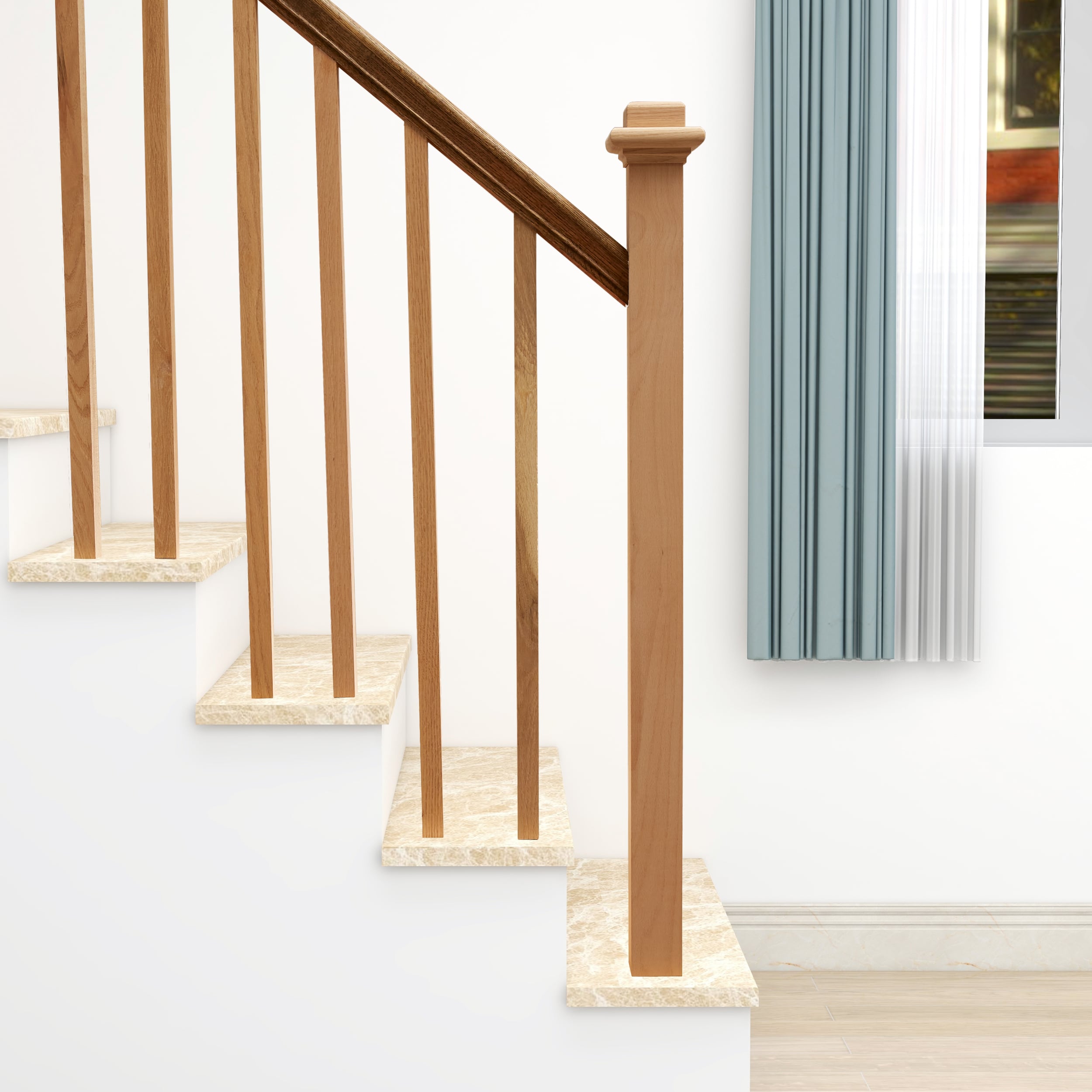 RELIABILT WGA300OAK Interior-Stairpart-Newel-Posts - View #5