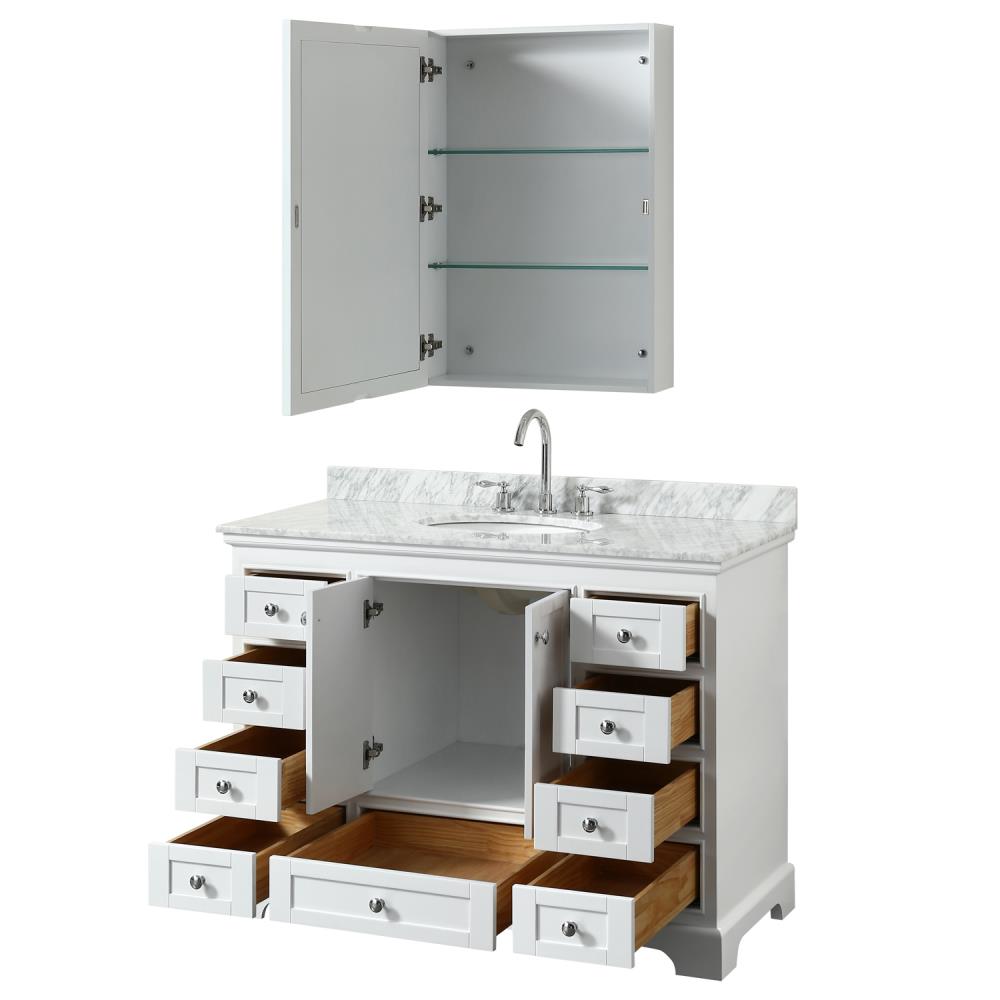 Wyndham Collection WCS202048SWHCMUNOMED Bath-Vanity-Combo - View #2