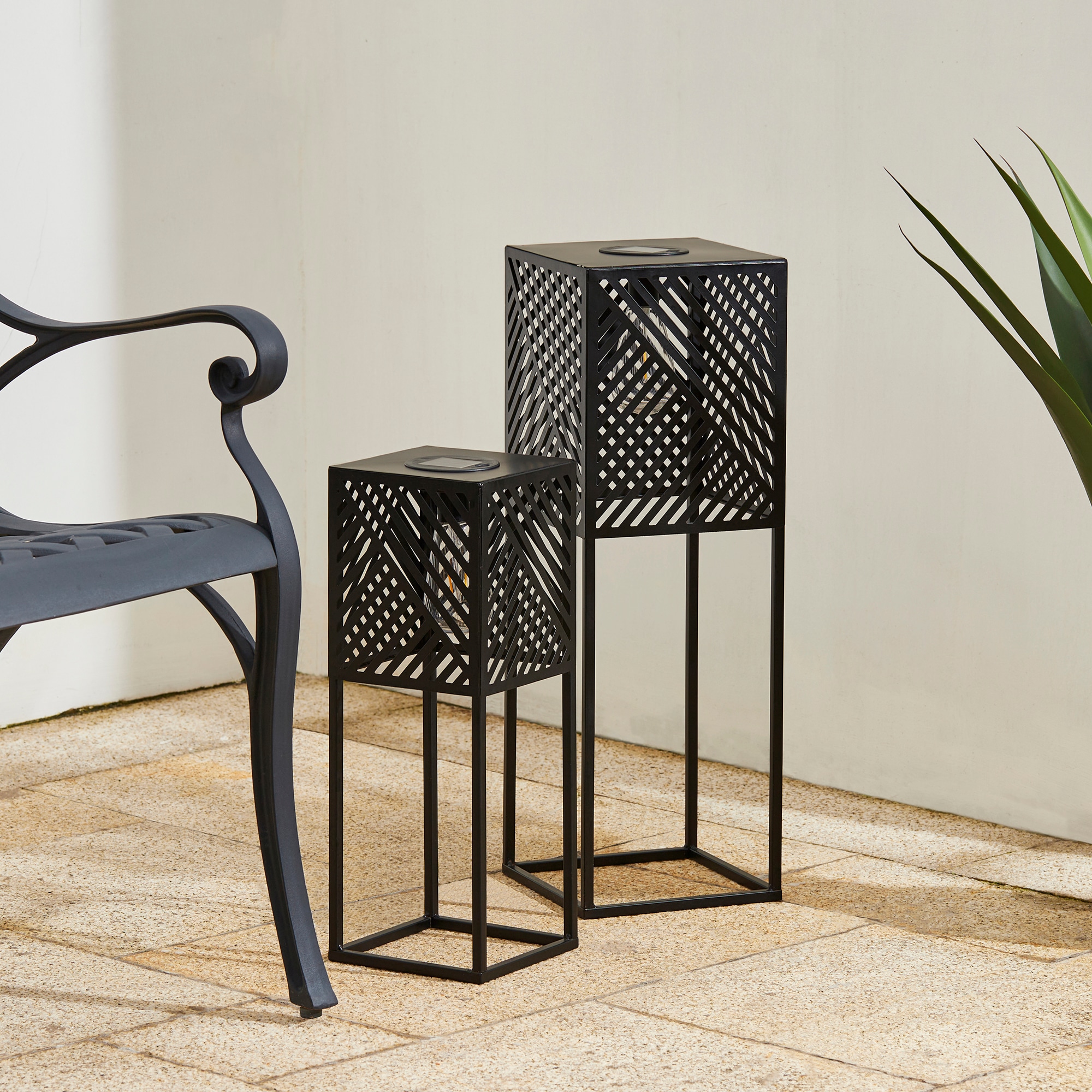 Glitzhome 2023300067 Outdoor-Decorative-Lanterns - View #4