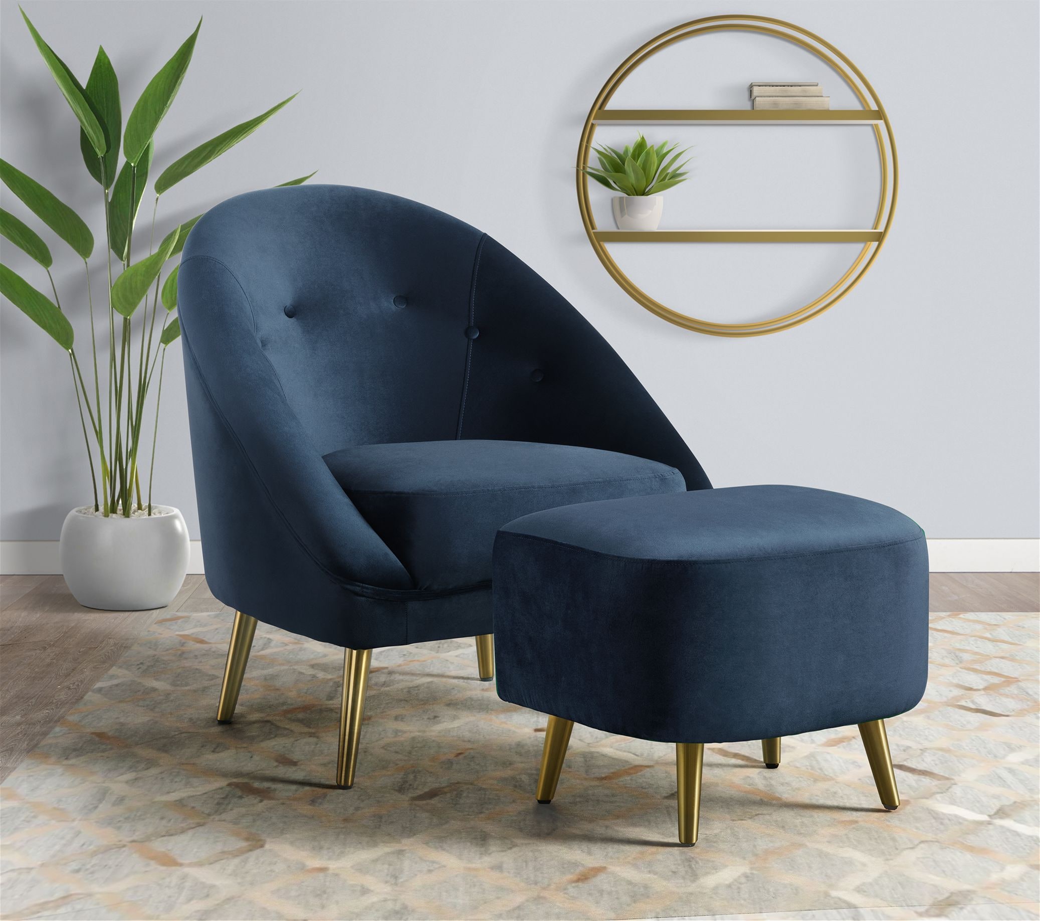 Picket House Furnishings UTI286000E Indoor-Ottomans - View #3