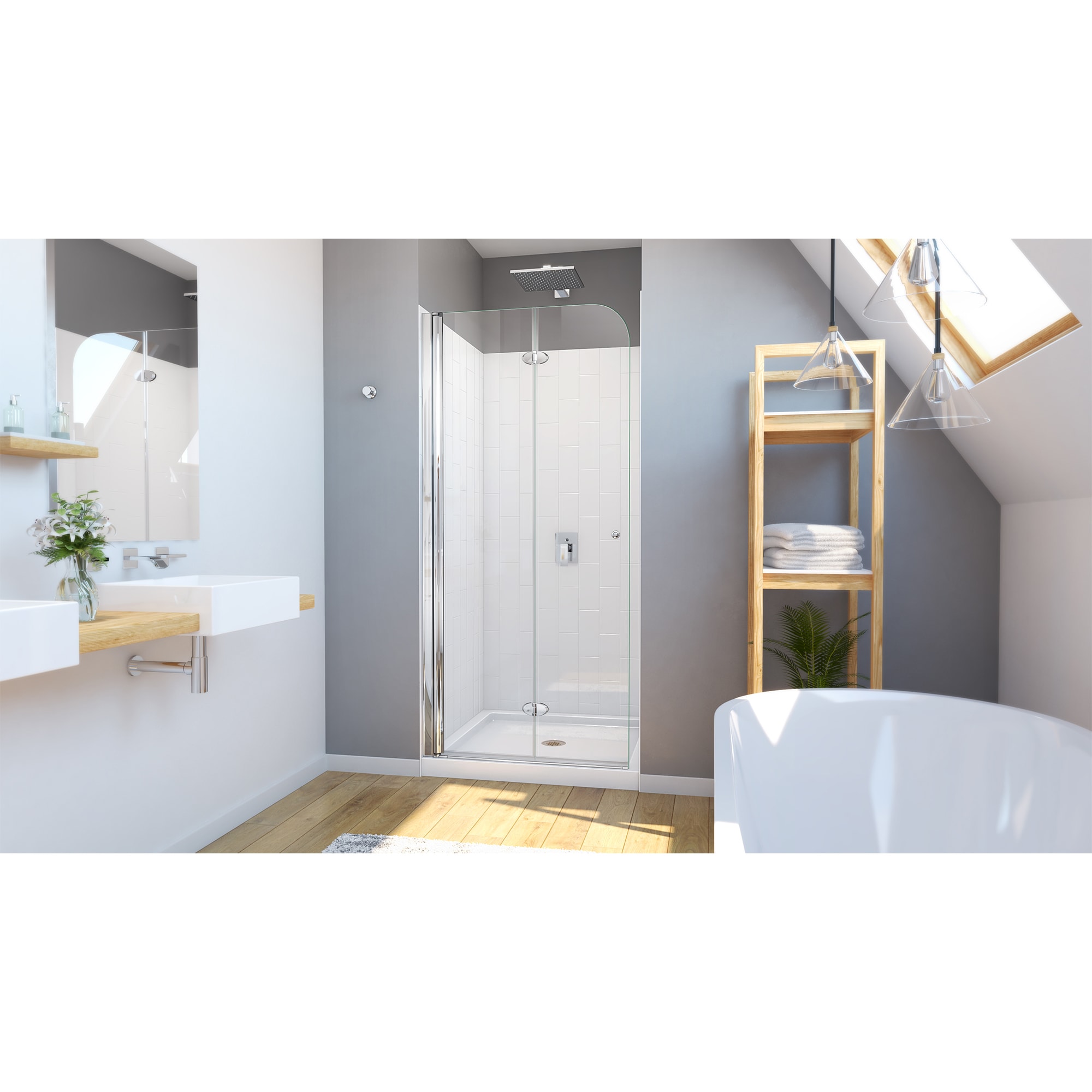 DreamLine D2363232XXC0001 Alcove-Shower-Kit - View #2